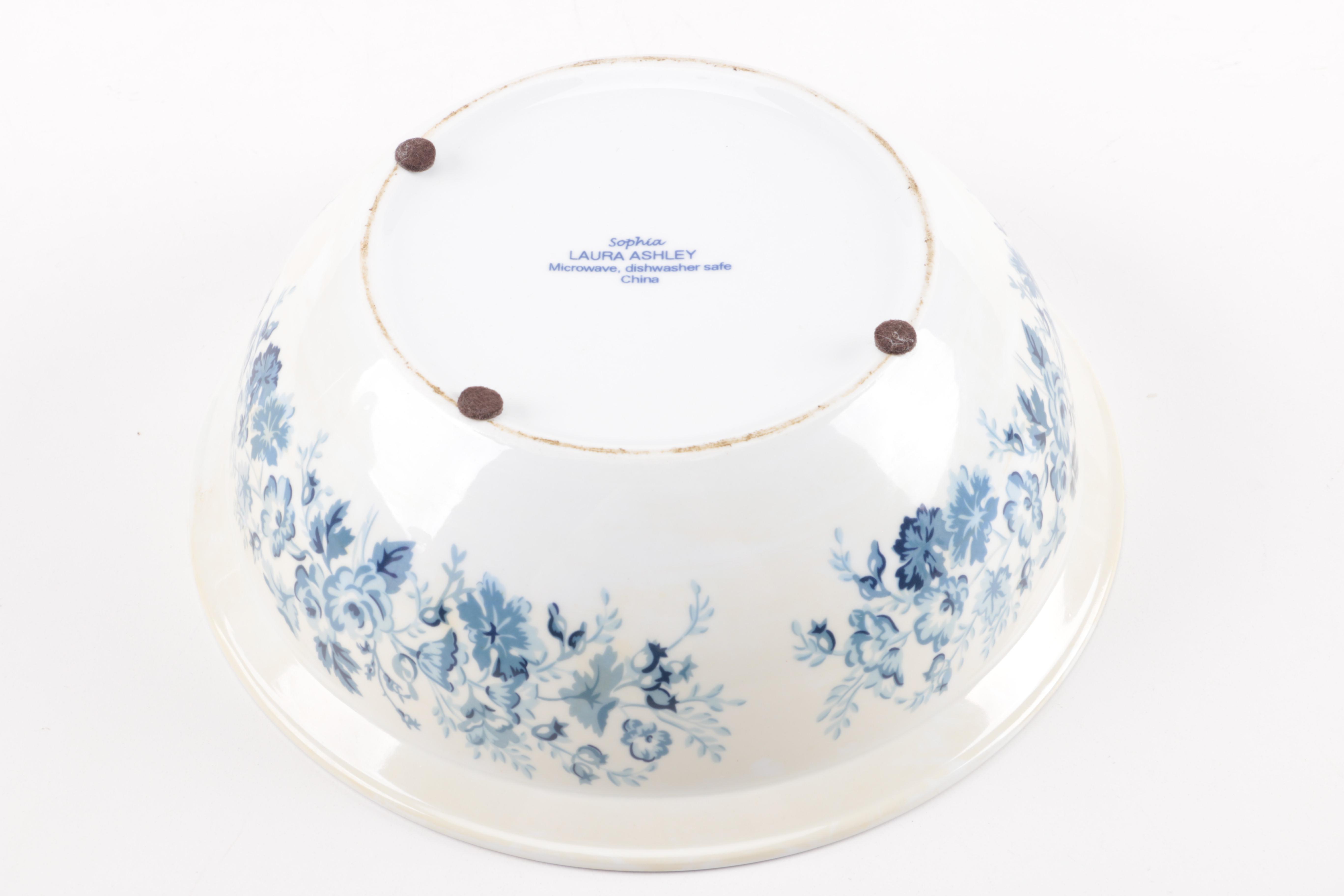 Laura Ashley "Sophia" Wash Basin and Pitcher Set