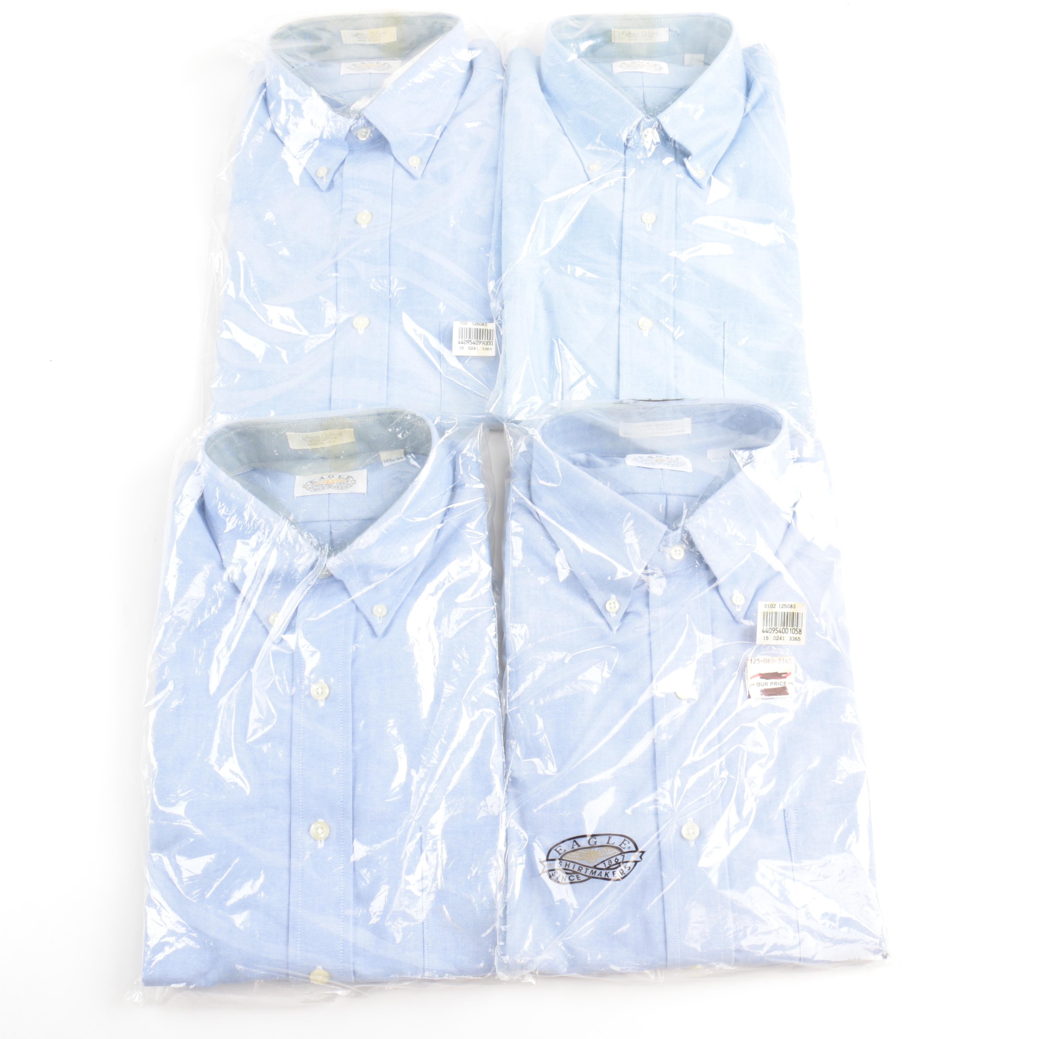 Assortment of Men's Button Shirts Including Izod and Eagle