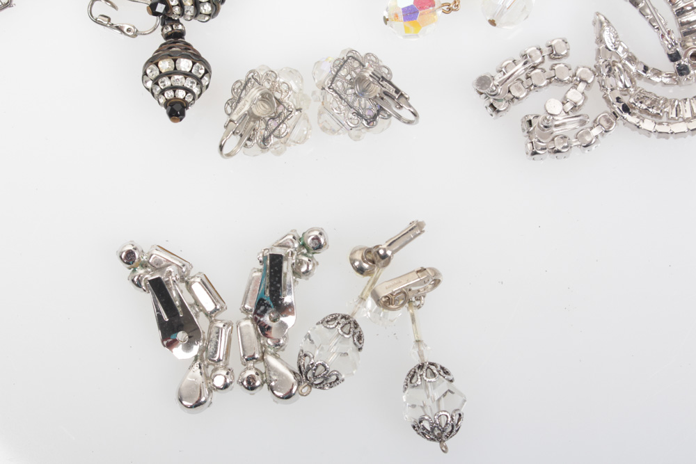 Vintage Rhinestone and Costume Jewelry Variety