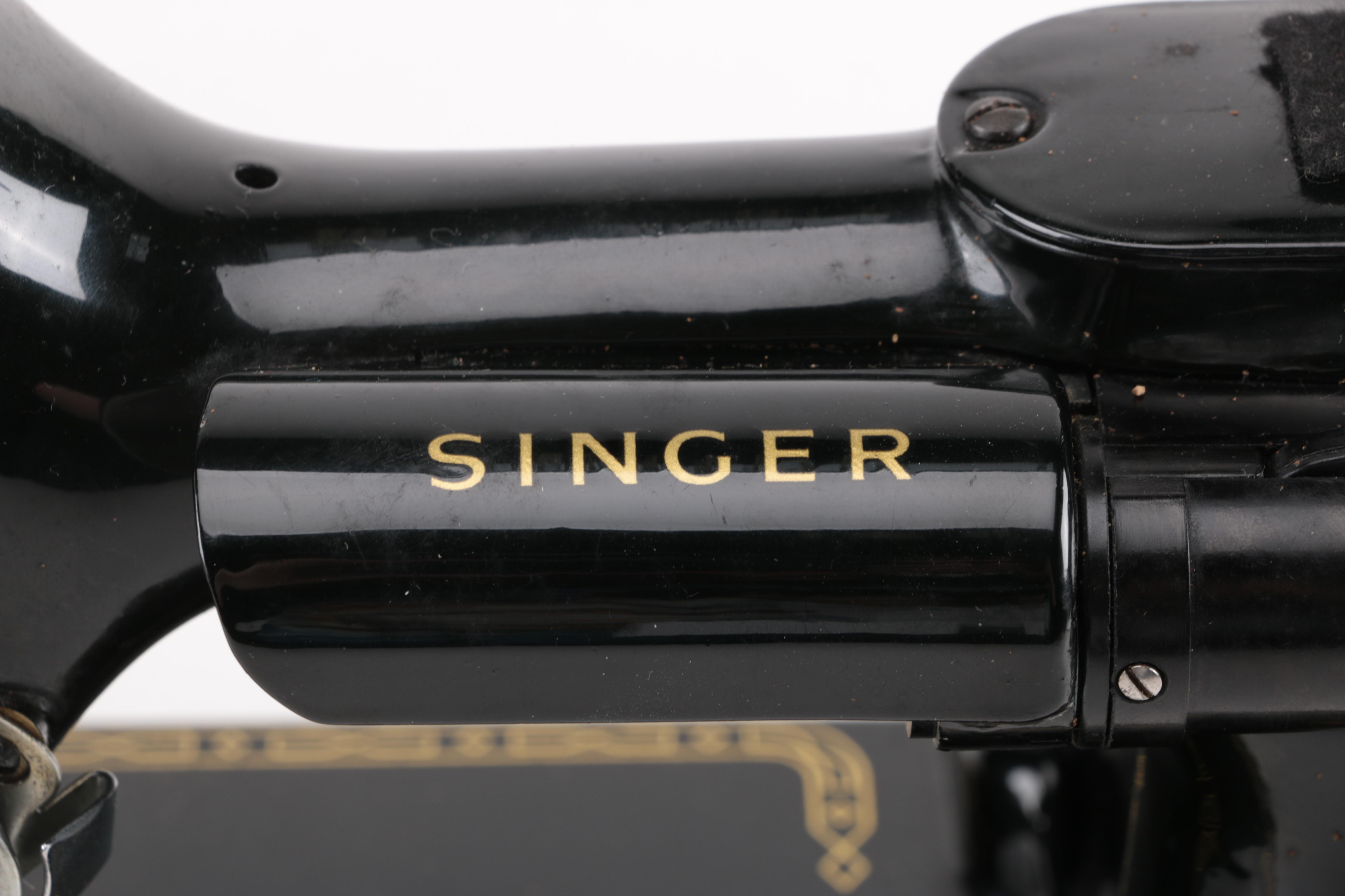 Circa 1950 Singer Featherweight 221K Sewing Machine