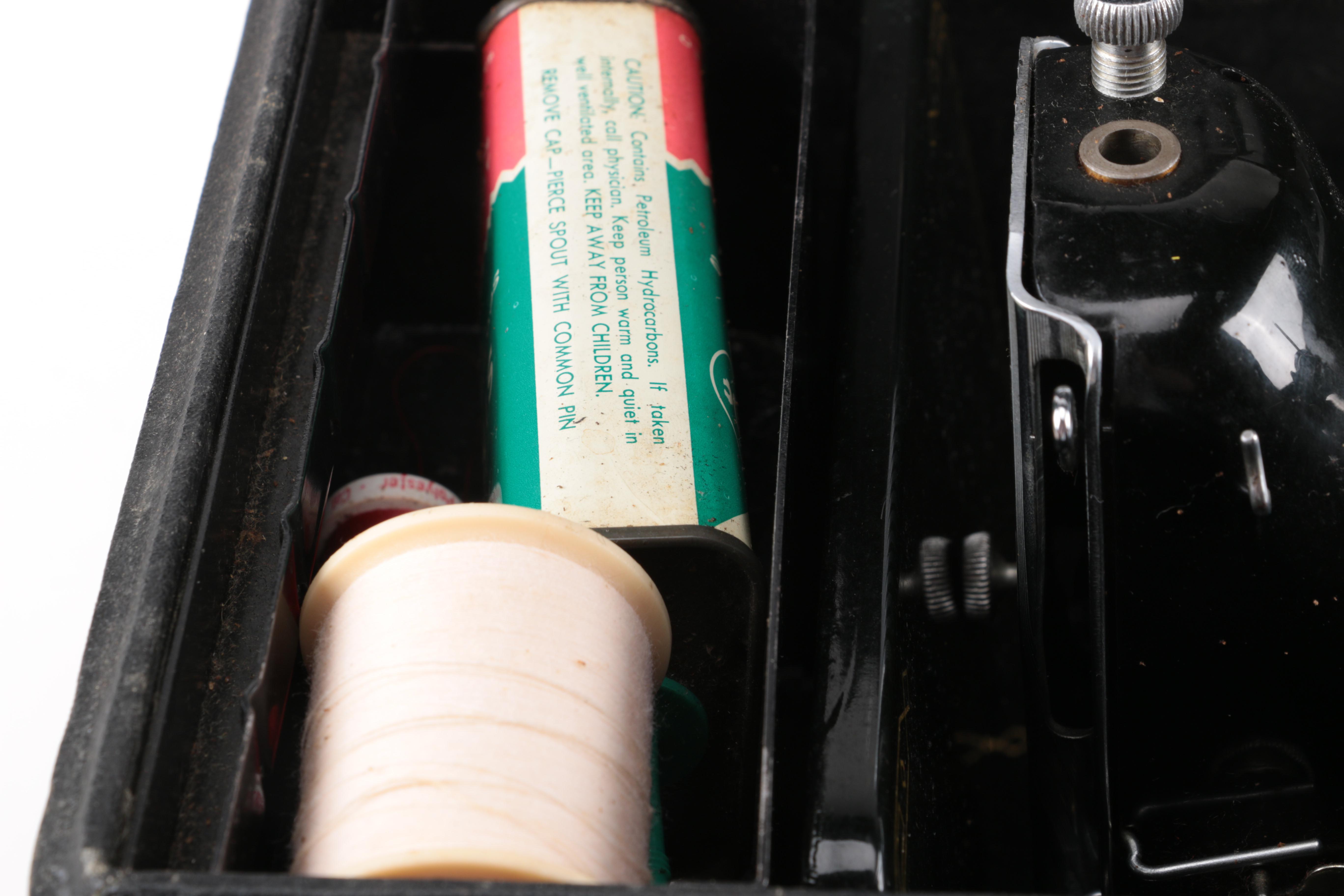 Circa 1950 Singer Featherweight 221K Sewing Machine