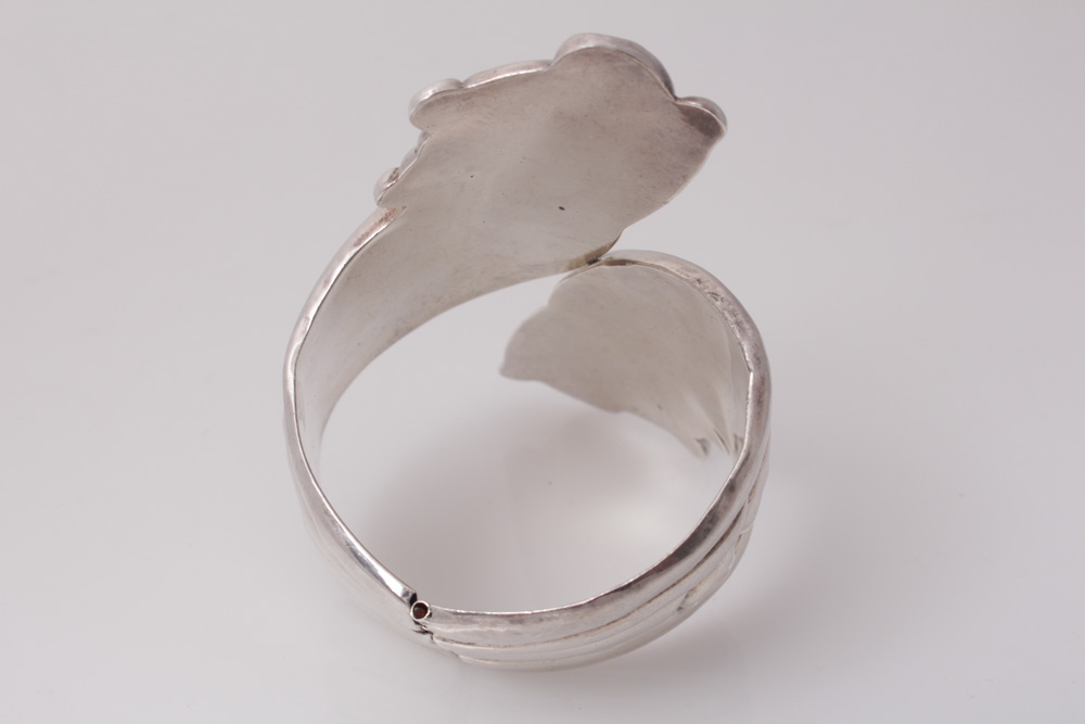 Sterling Silver Hinged Bangle