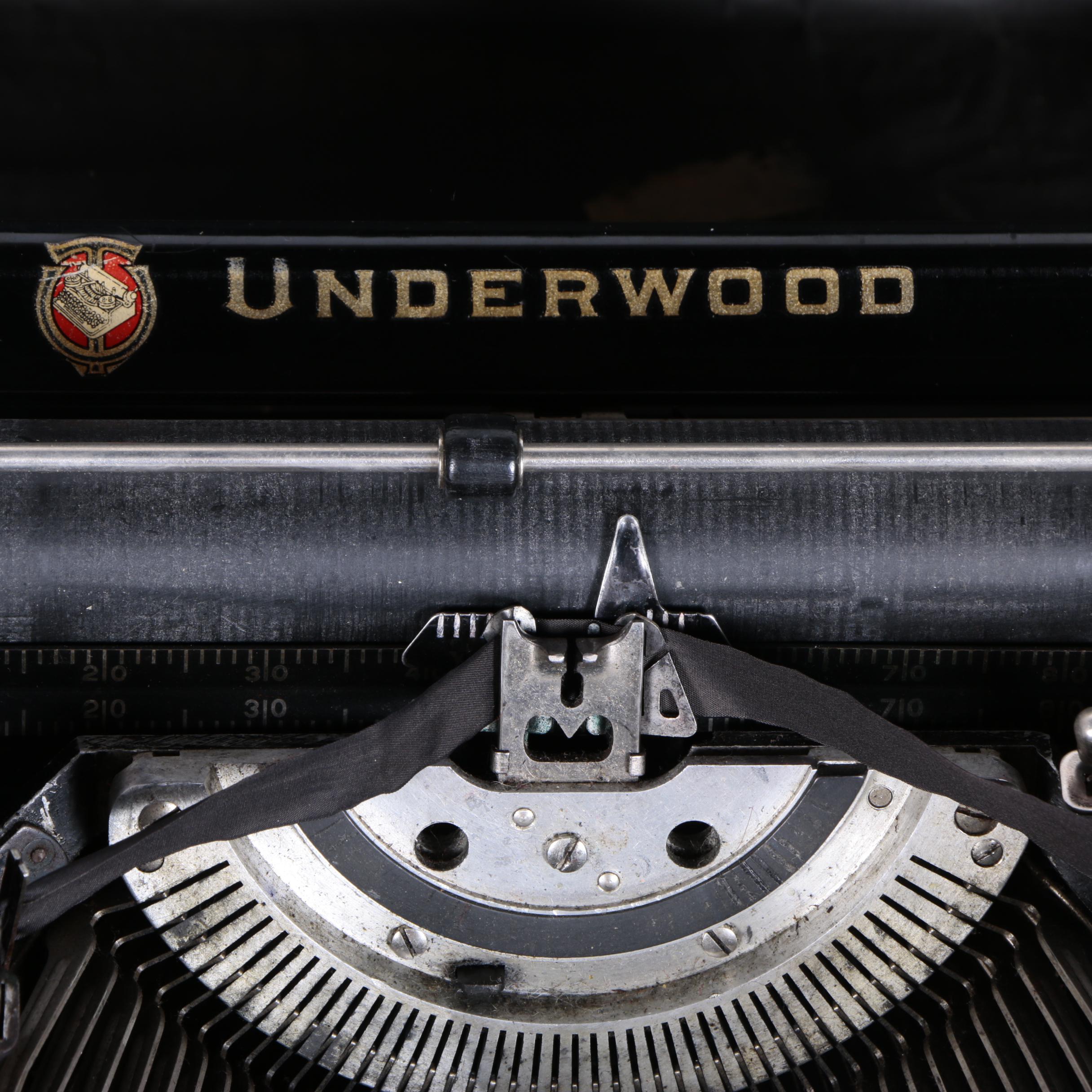 Smith-Carona and Underwood Traveling Typewriters