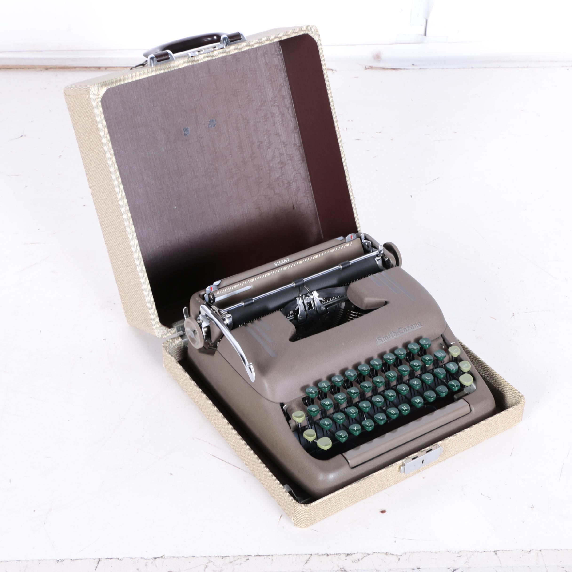 Smith-Carona and Underwood Traveling Typewriters