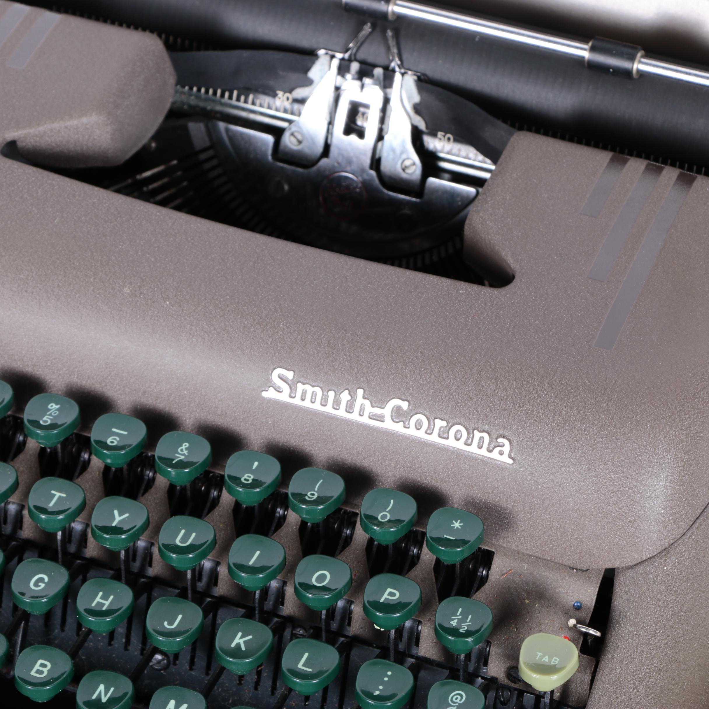 Smith-Carona and Underwood Traveling Typewriters