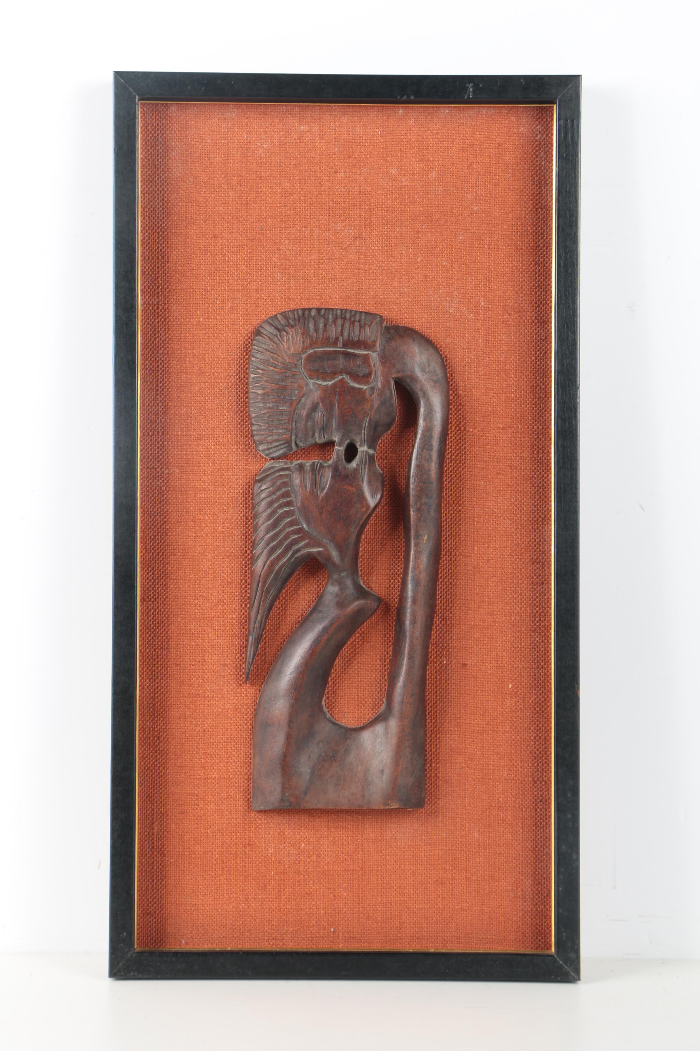 Haitian Wood Carvings of Romantic Couples