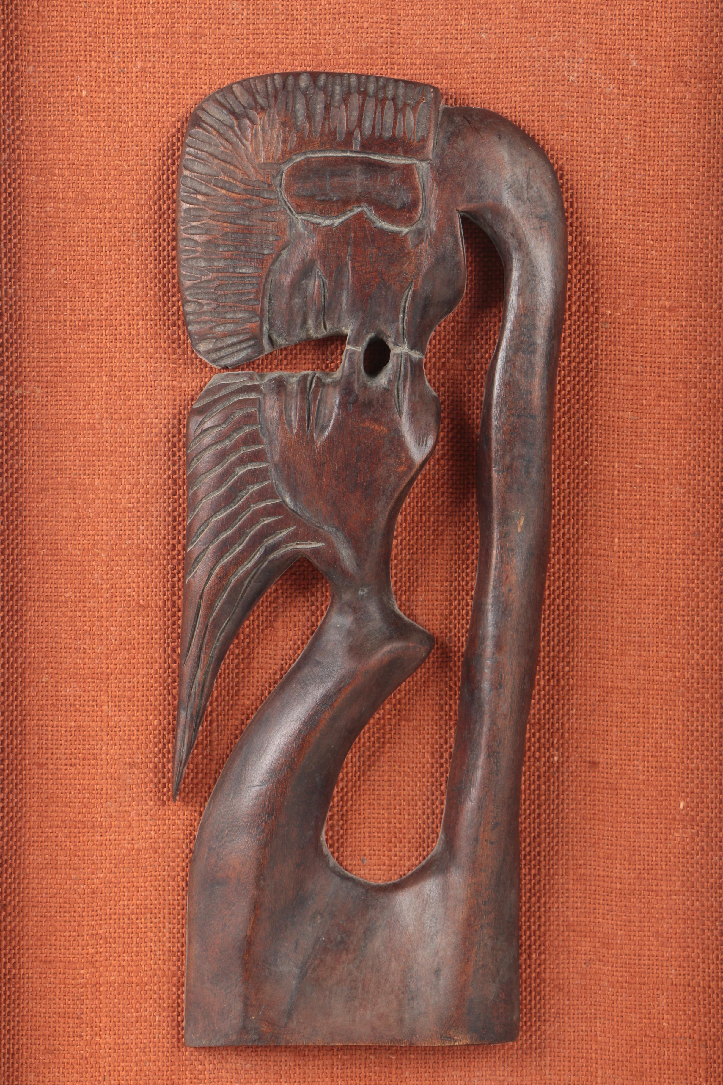 Haitian Wood Carvings of Romantic Couples