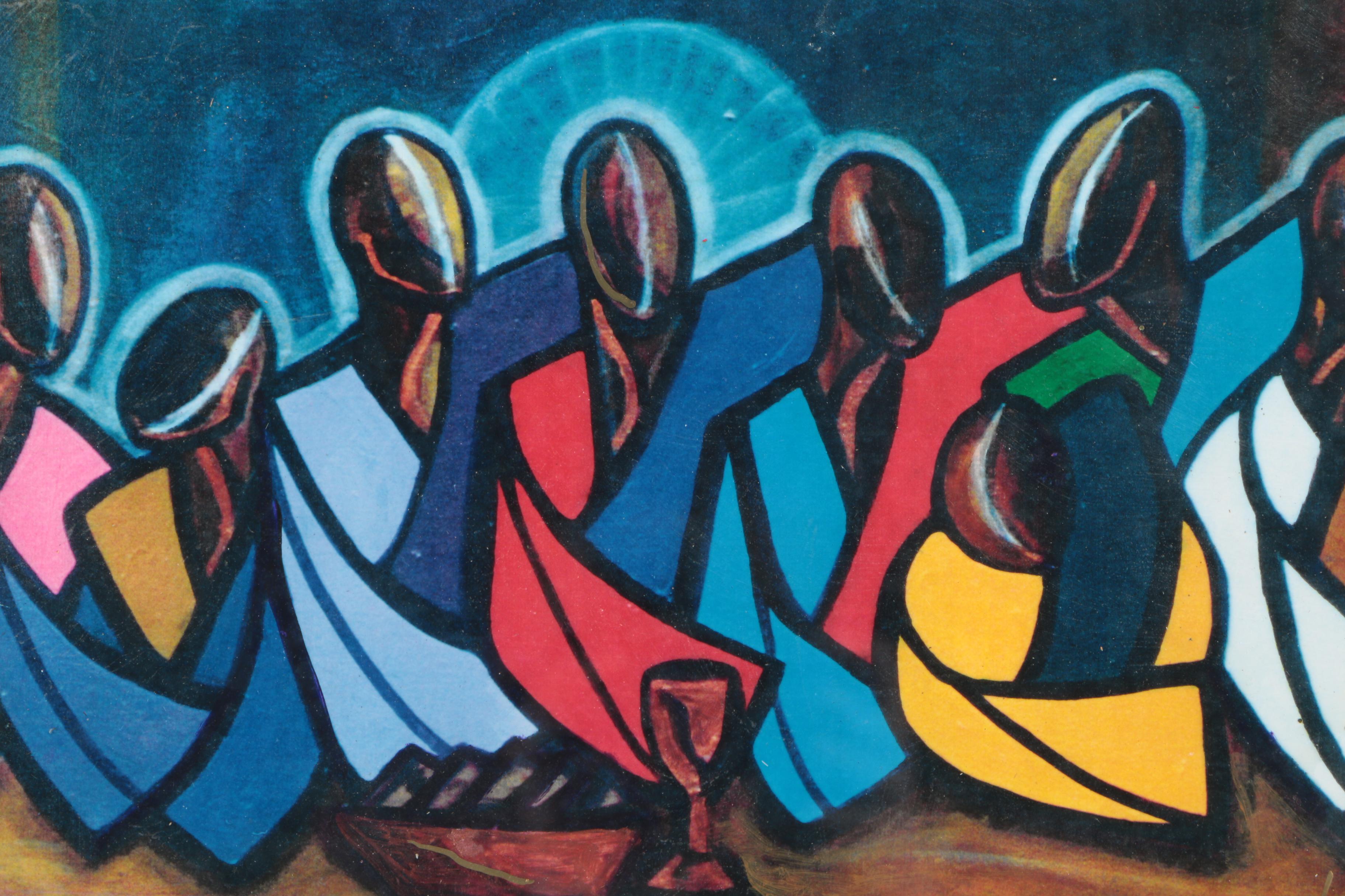 Sam D. Burston Giclee Print on Paper "Sacred Meal"