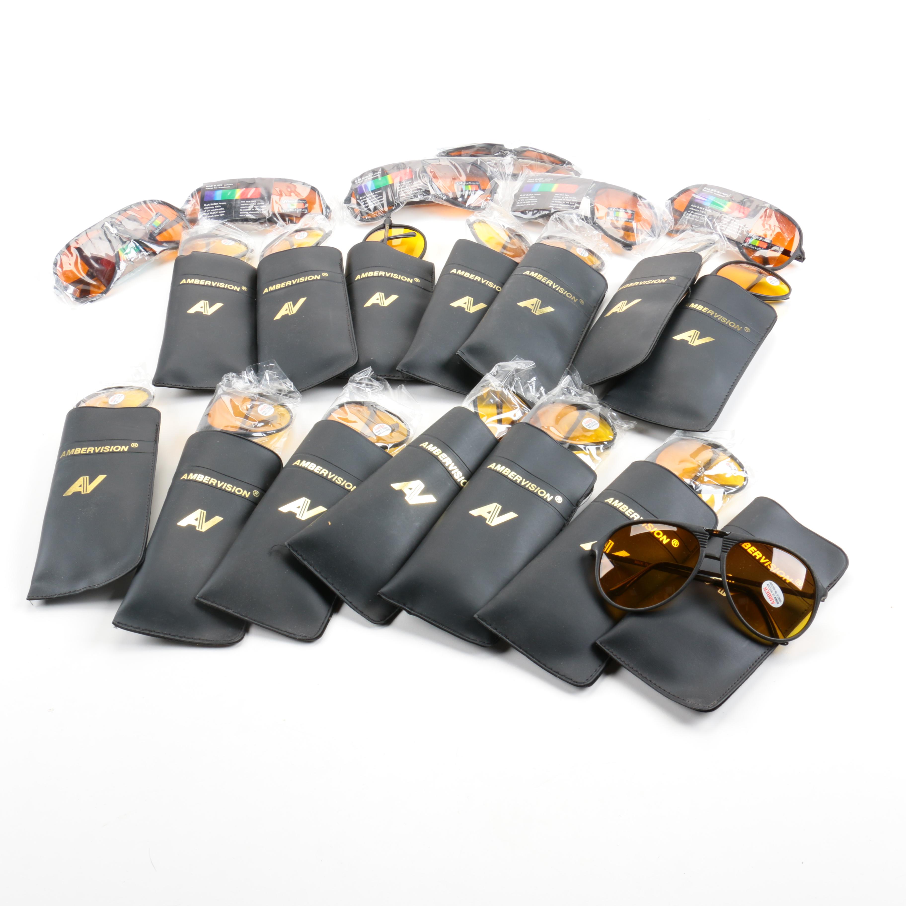 Tinted Aviators by Amber Vision