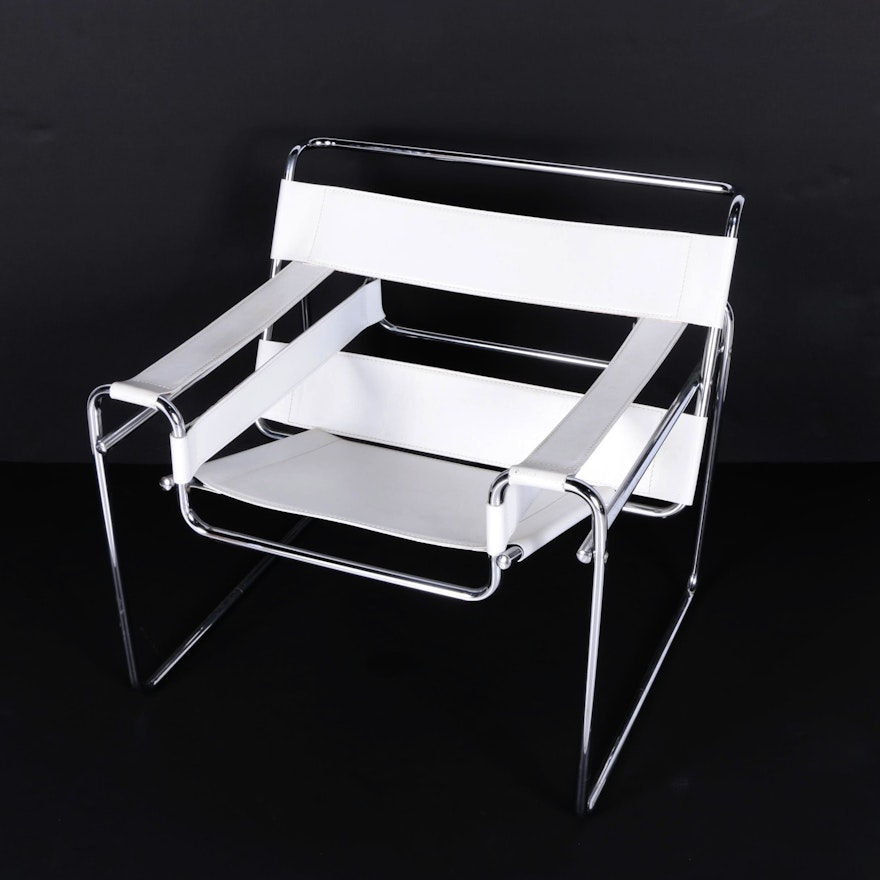 "Wassily" Style Chair After a Design by Marcel Breuer