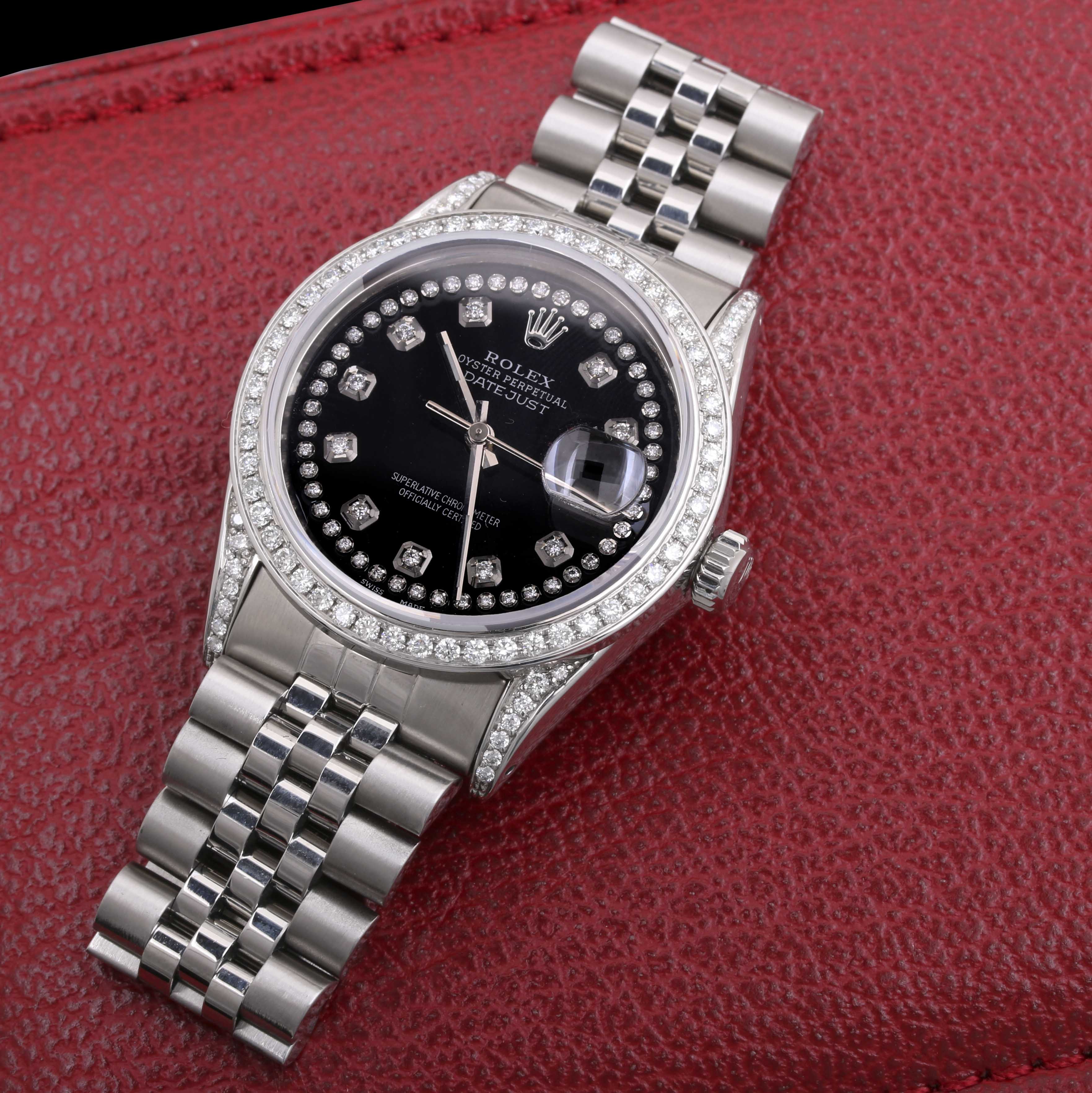Stainless Steel 1.79 CTW Diamond Rolex Oyster Perpetual Datejust Watch