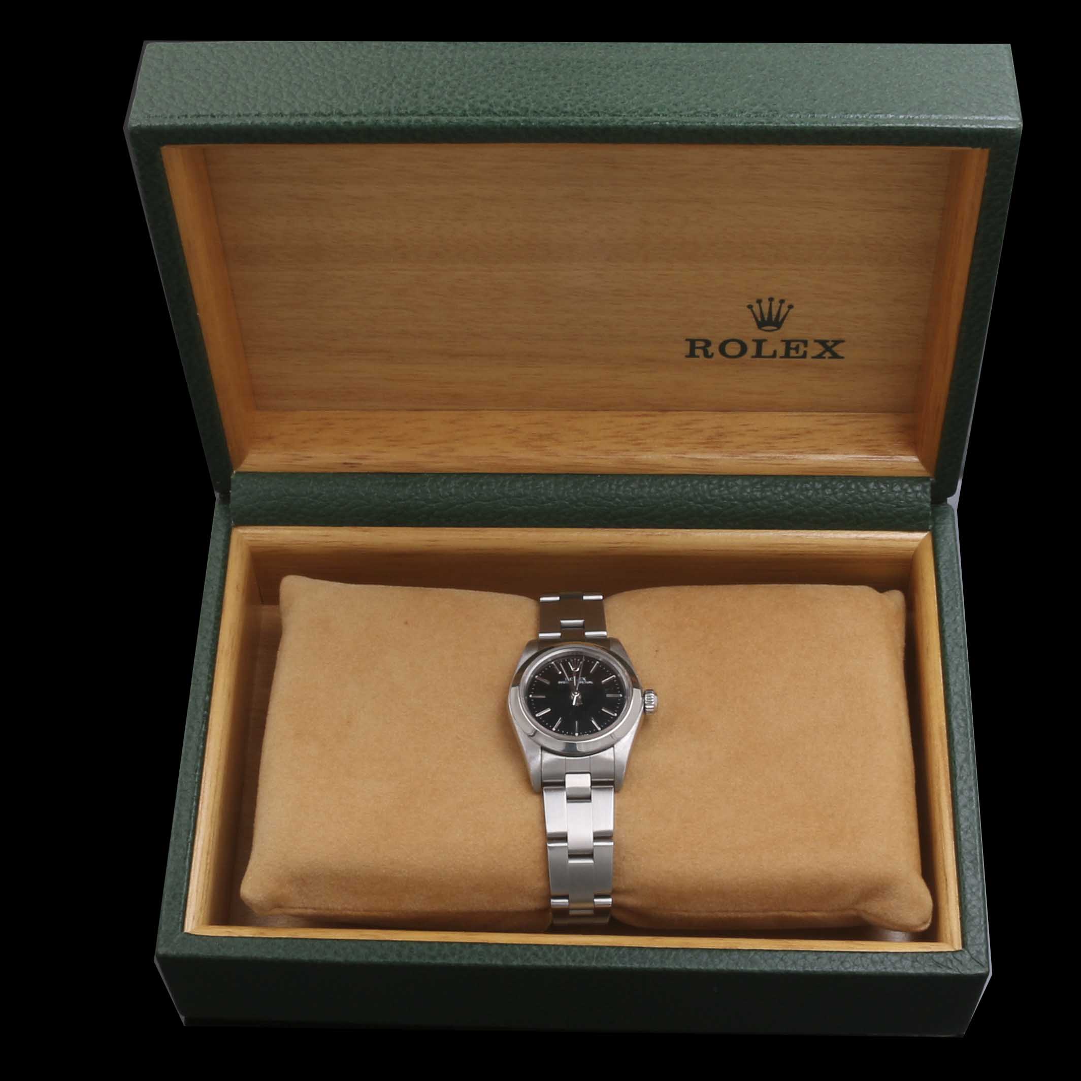 Stainless Steel Rolex Oyster Perpetual Watch