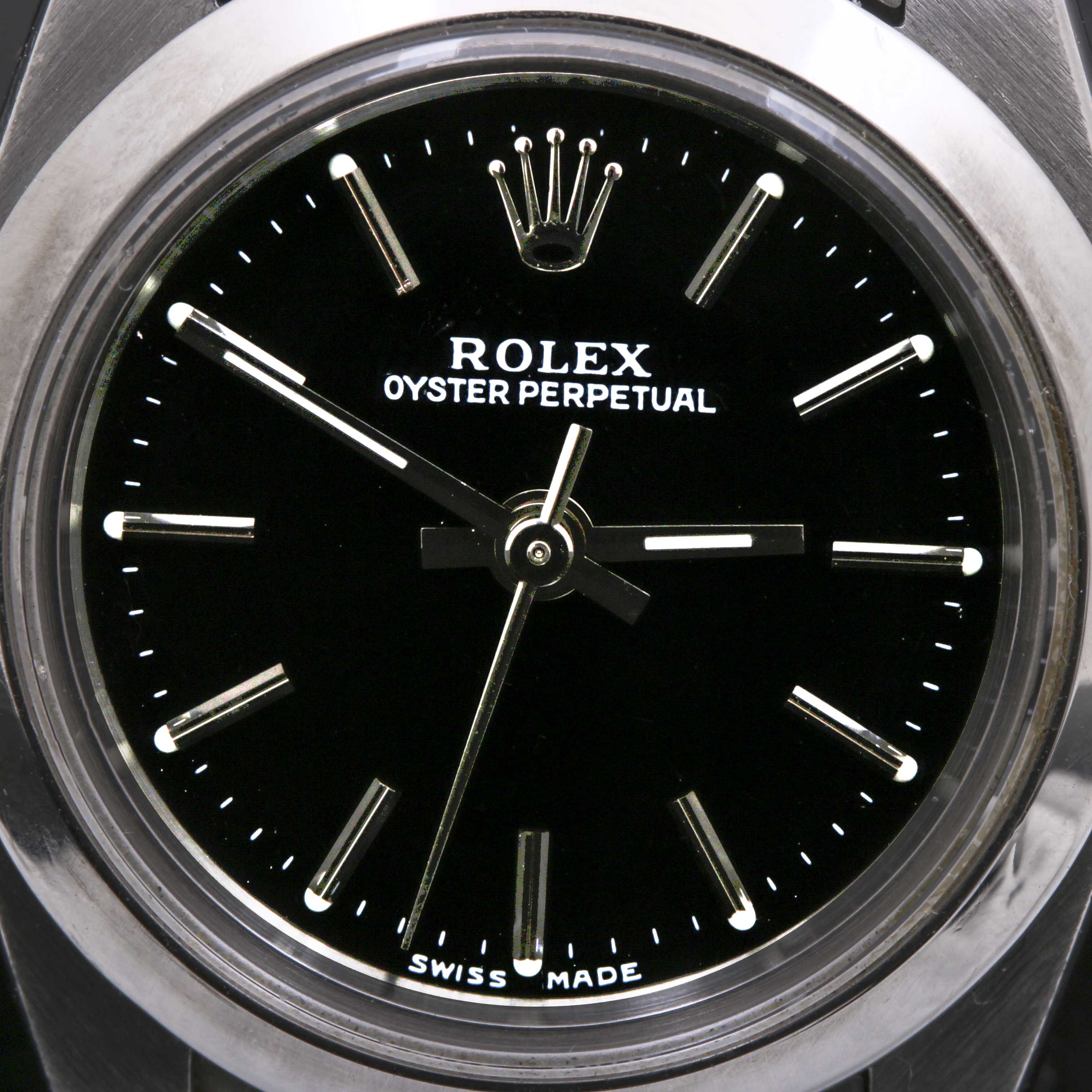 Stainless Steel Rolex Oyster Perpetual Watch