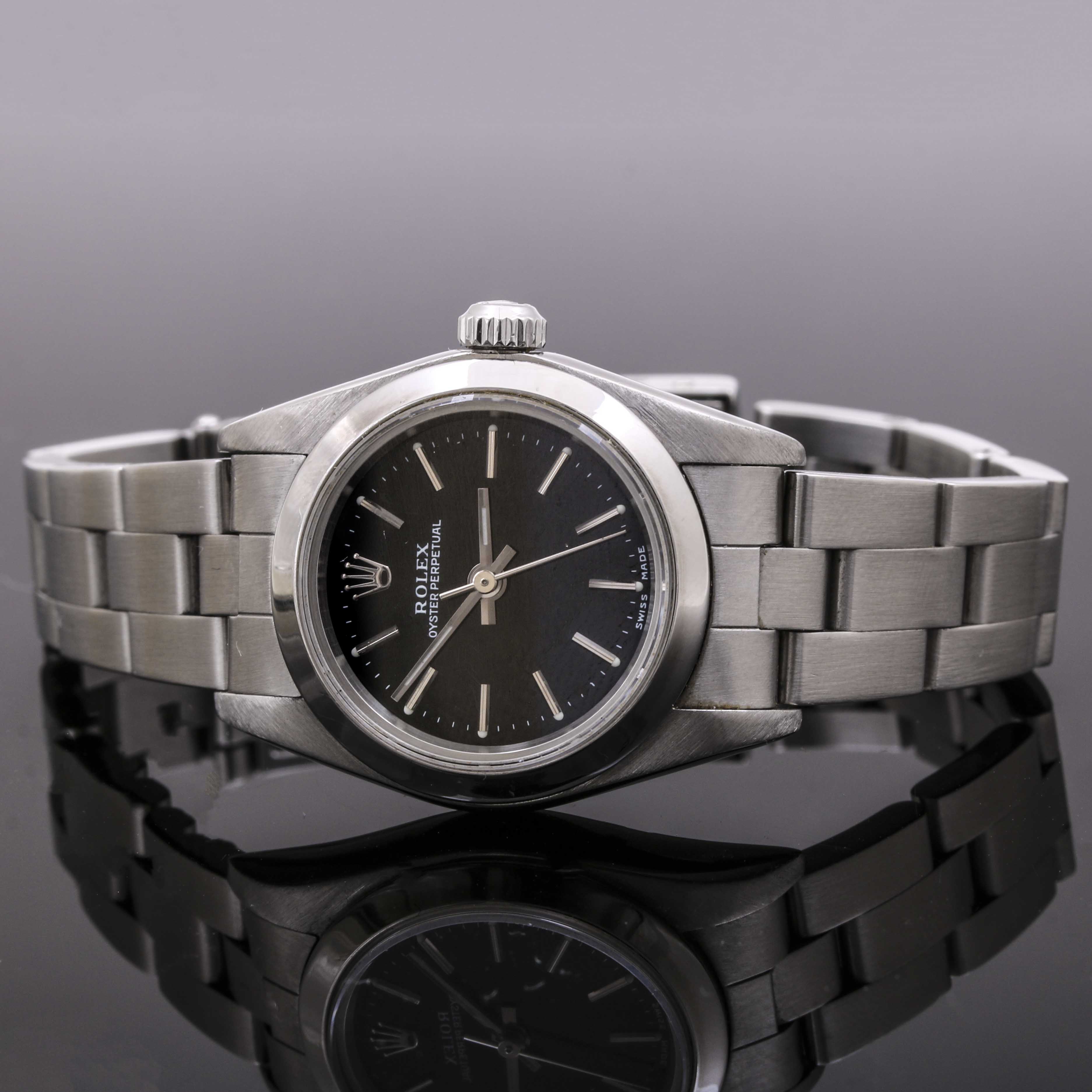 Stainless Steel Rolex Oyster Perpetual Watch