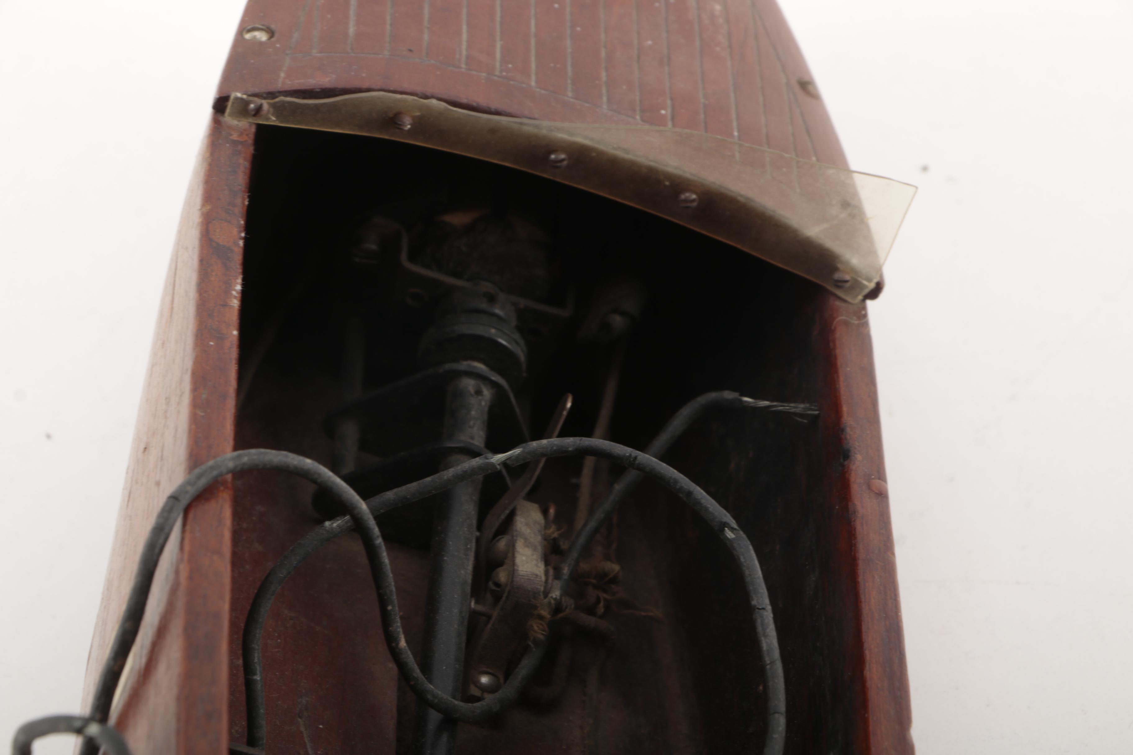 Vintage Electric Toy Boat
