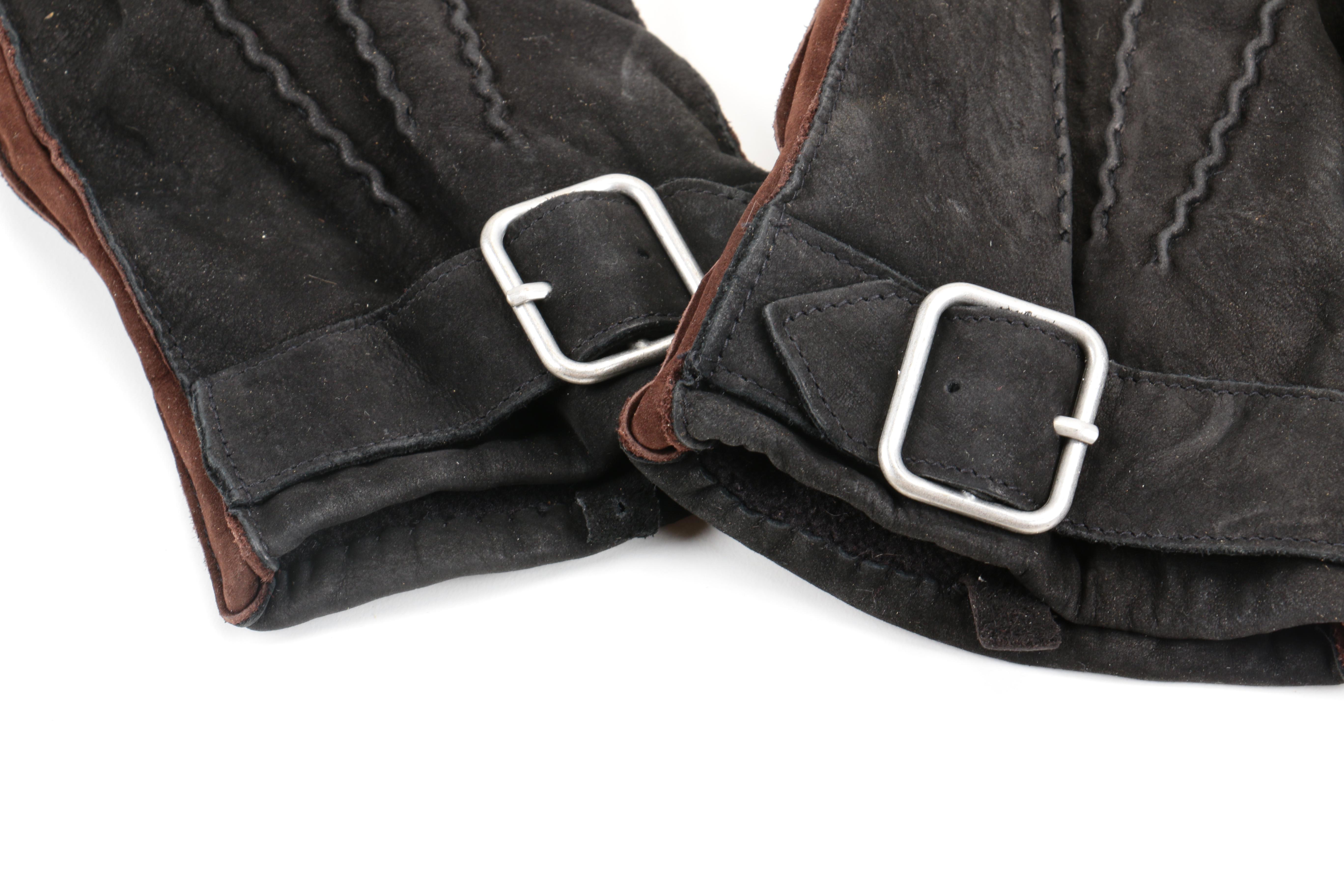 Assortment of Men's Leather Gloves in Black, Grey and Brown
