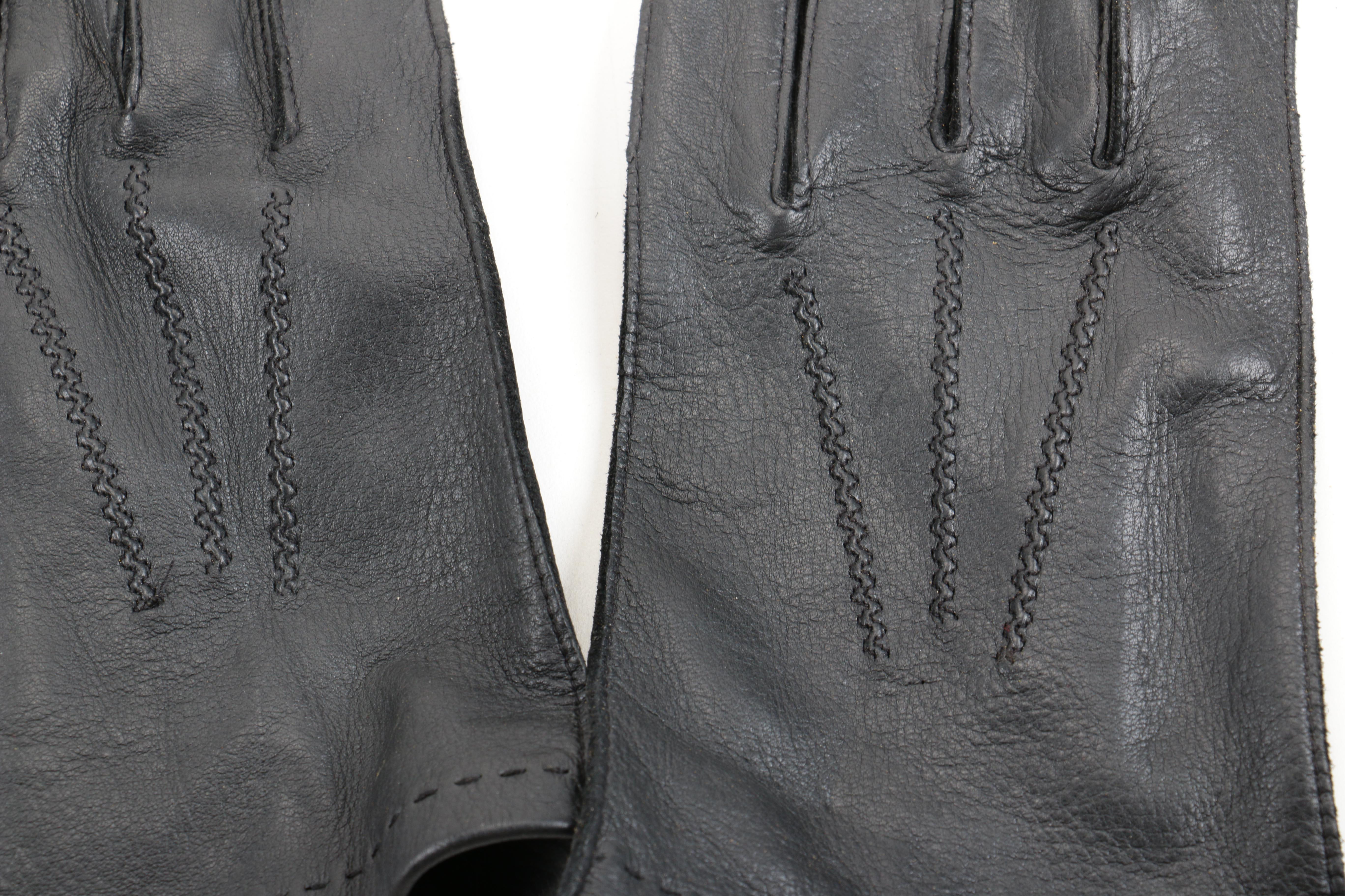 Assortment of Men's Leather Gloves in Black, Grey and Brown
