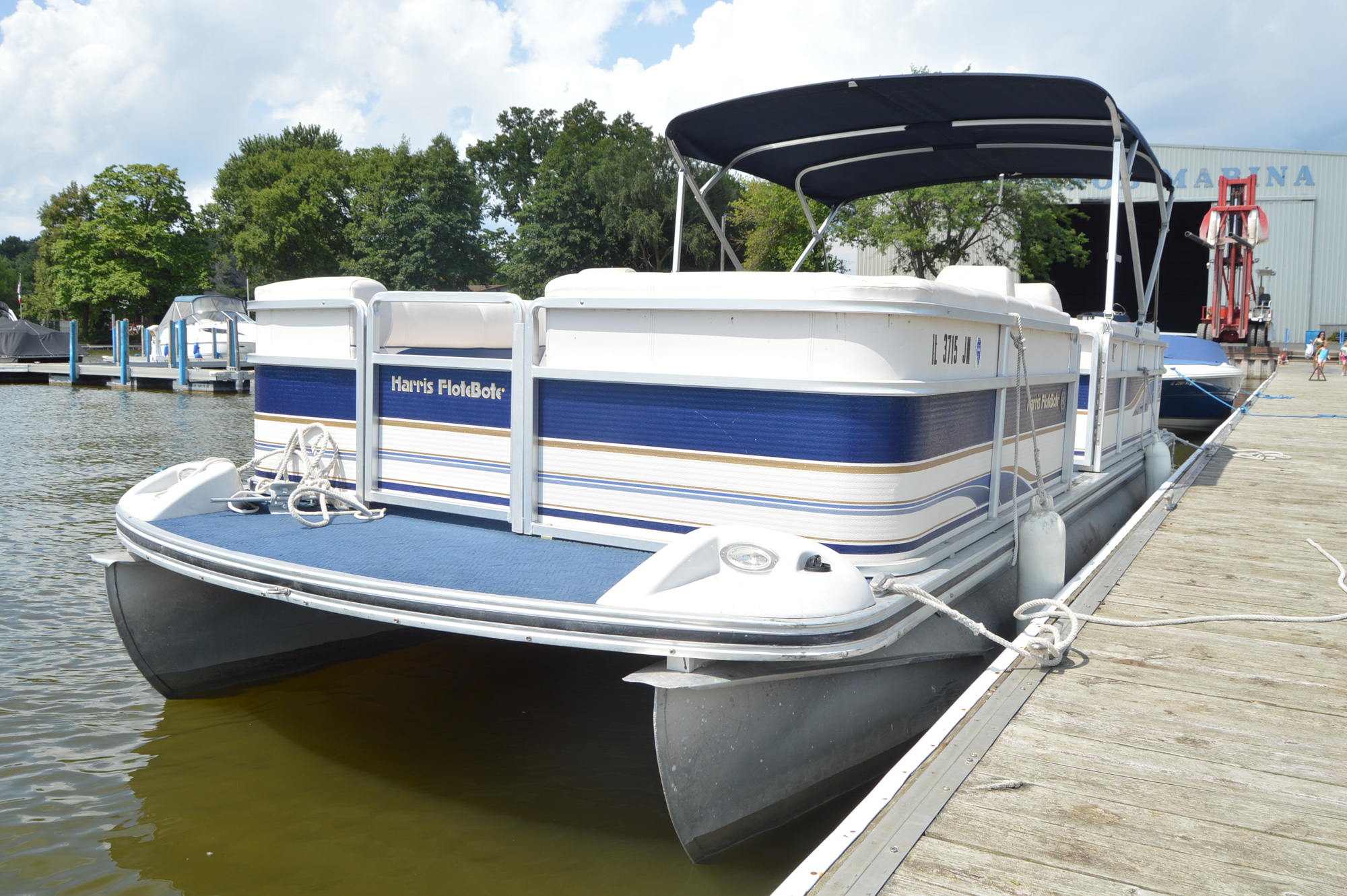 2001 Harris/Kayot FloteBote Classic 240 Pontoon Boat