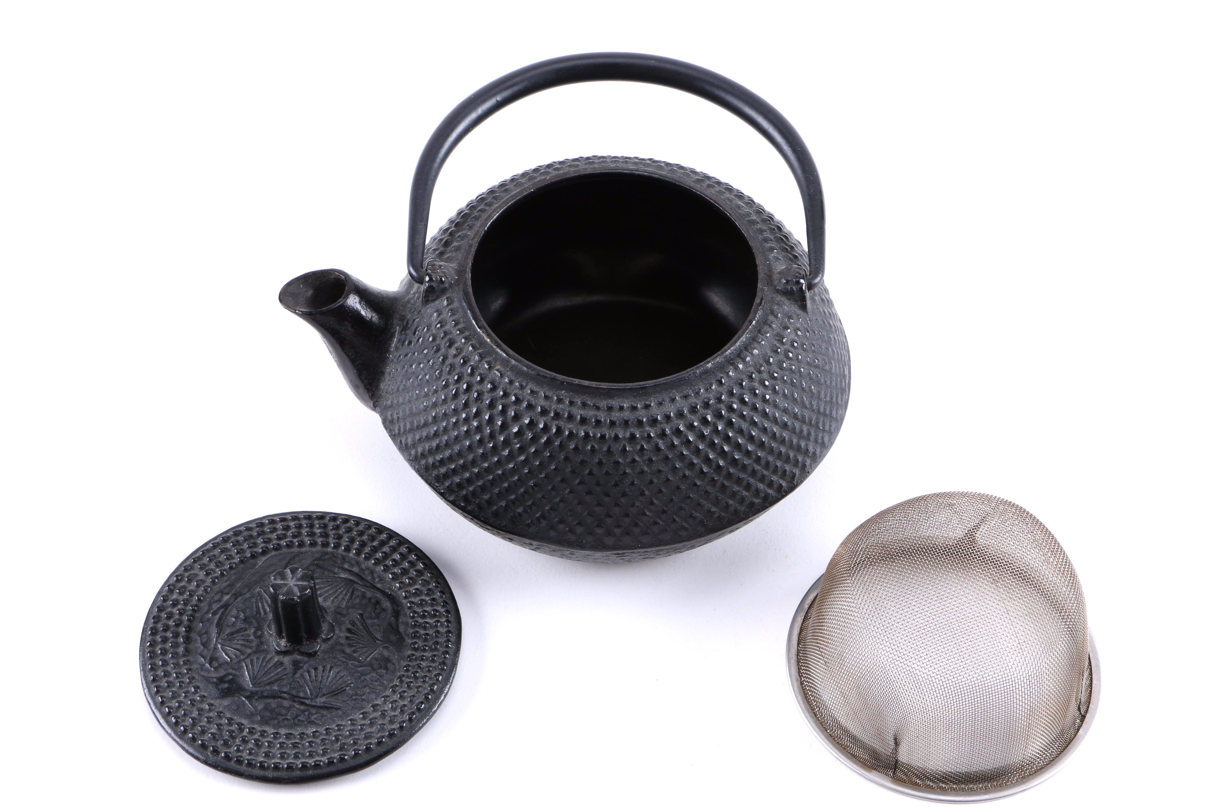 Cast Iron Tea Kettle, Vintage Sad Iron, and Lead Toy Boat