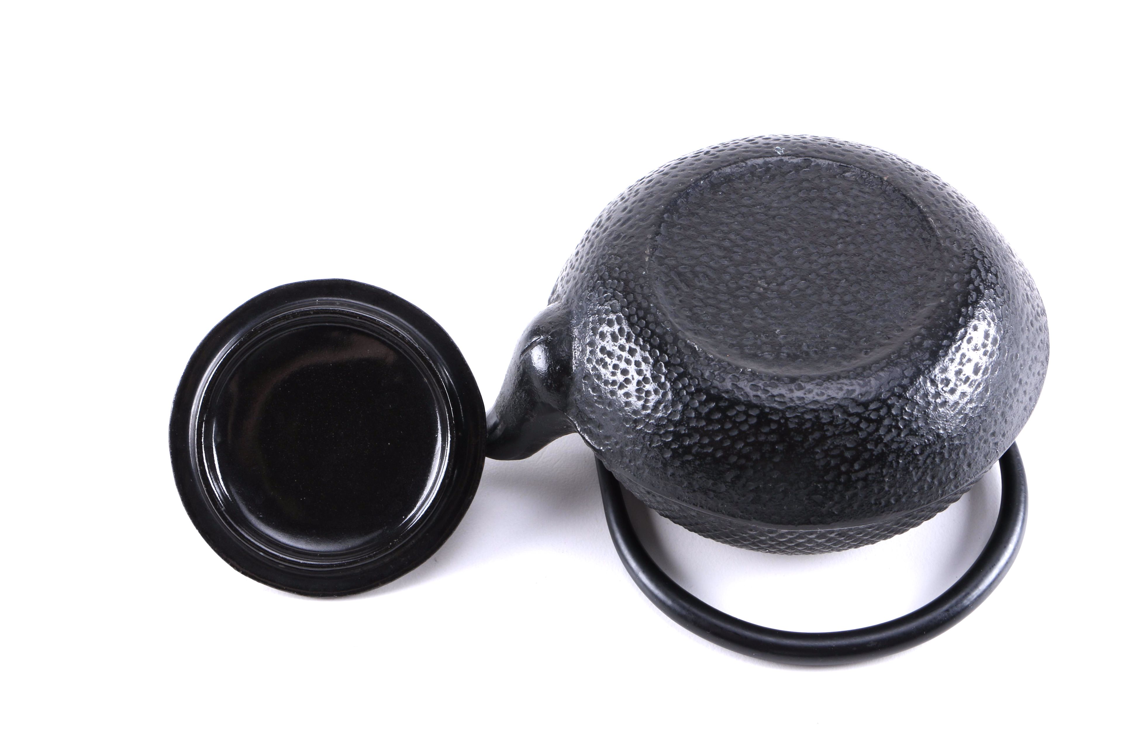 Cast Iron Tea Kettle, Vintage Sad Iron, and Lead Toy Boat