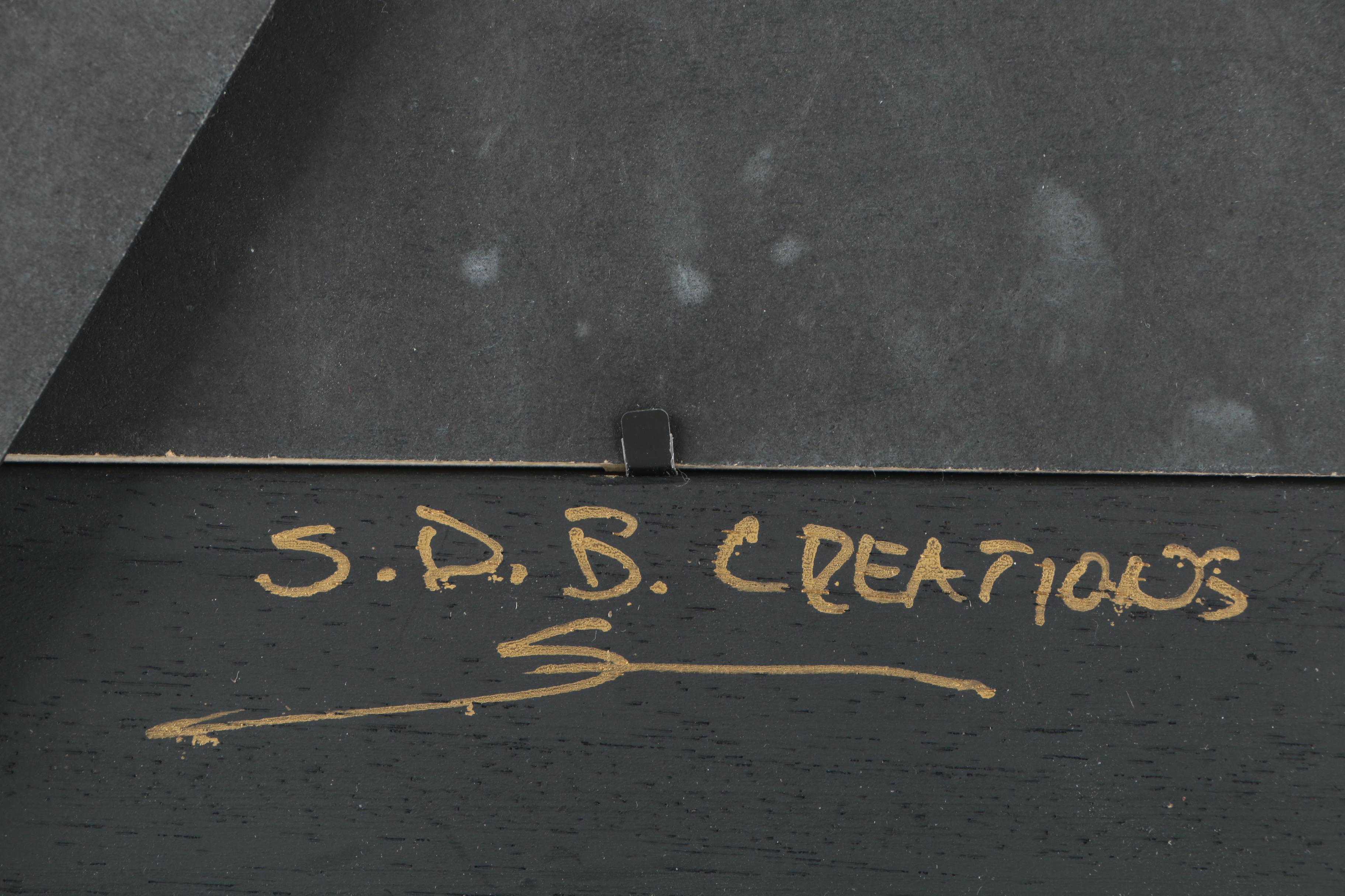 Sam D Burston Offset Lithograph "Mother and the Word"