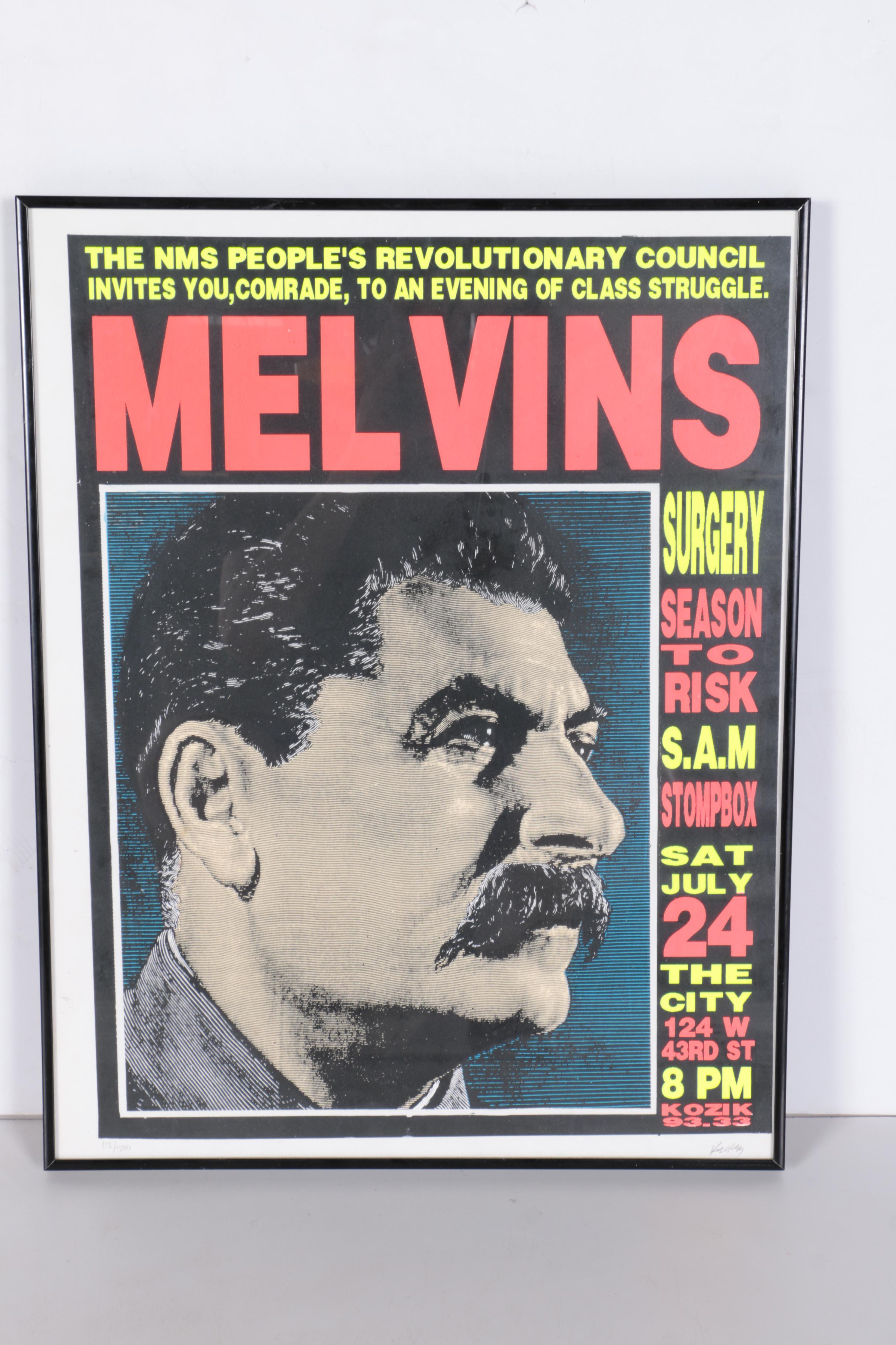 Limited Edition Melvins Concert Lithographs