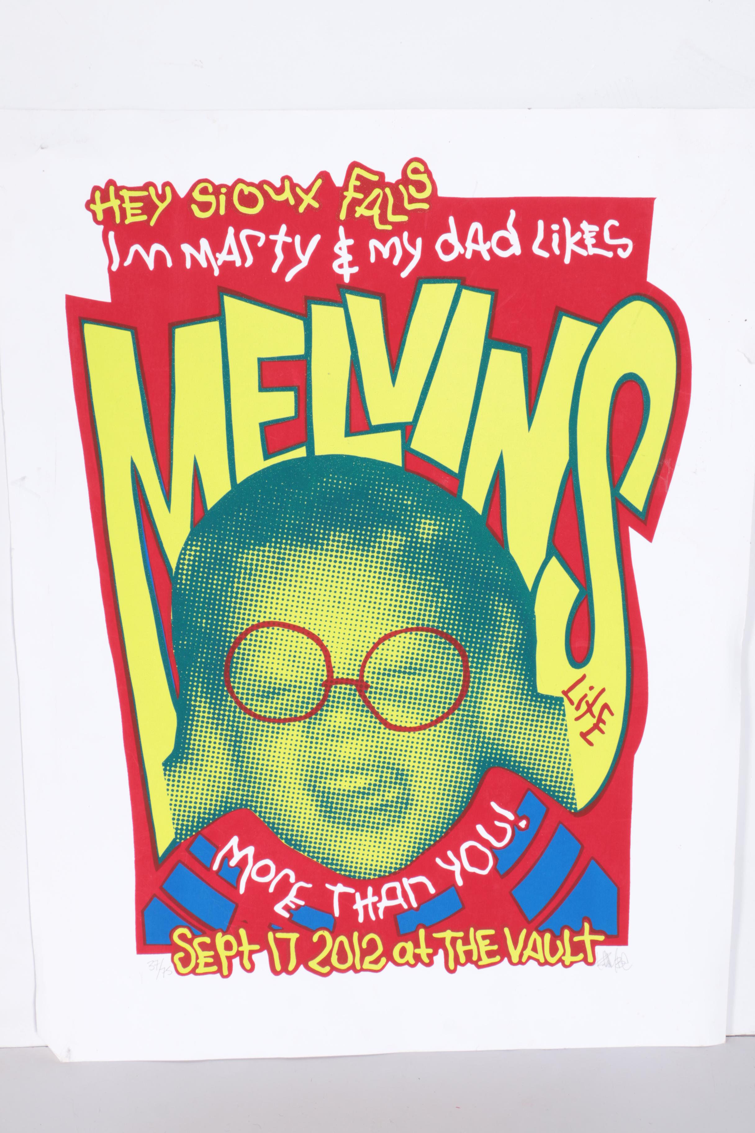 Limited Edition Melvins Concert Lithographs