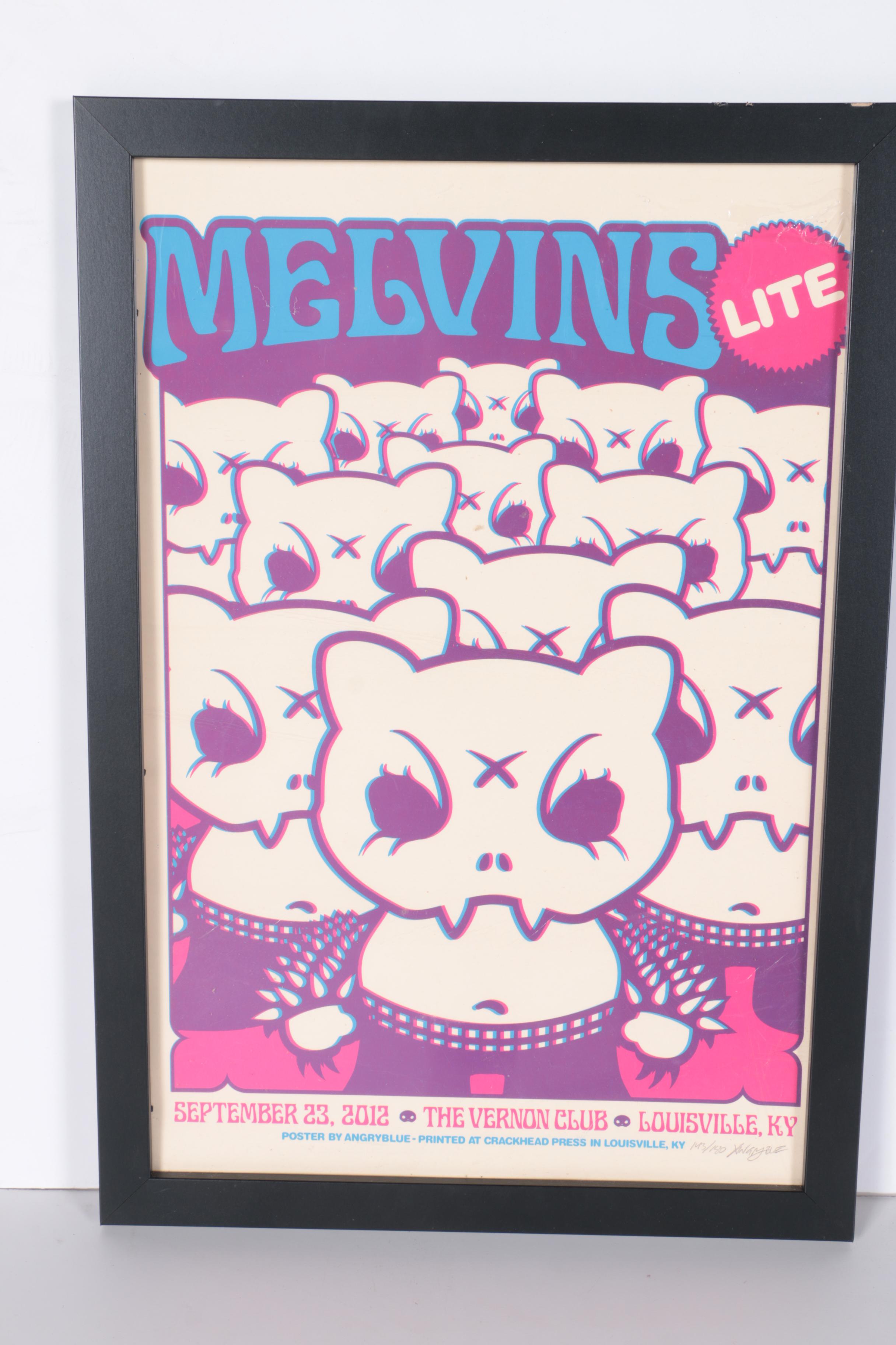Limited Edition Melvins Concert Lithographs