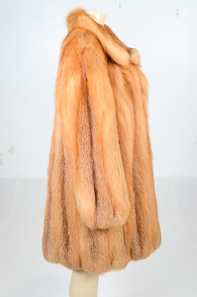 Vintage Birger Christensen Fox Fur Coat