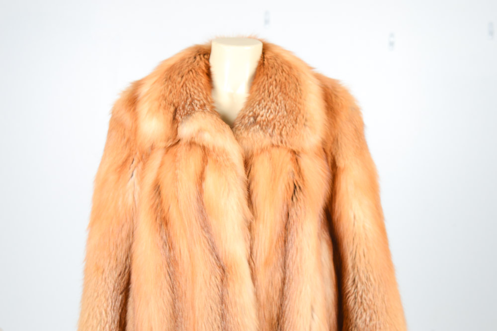 Vintage Birger Christensen Fox Fur Coat