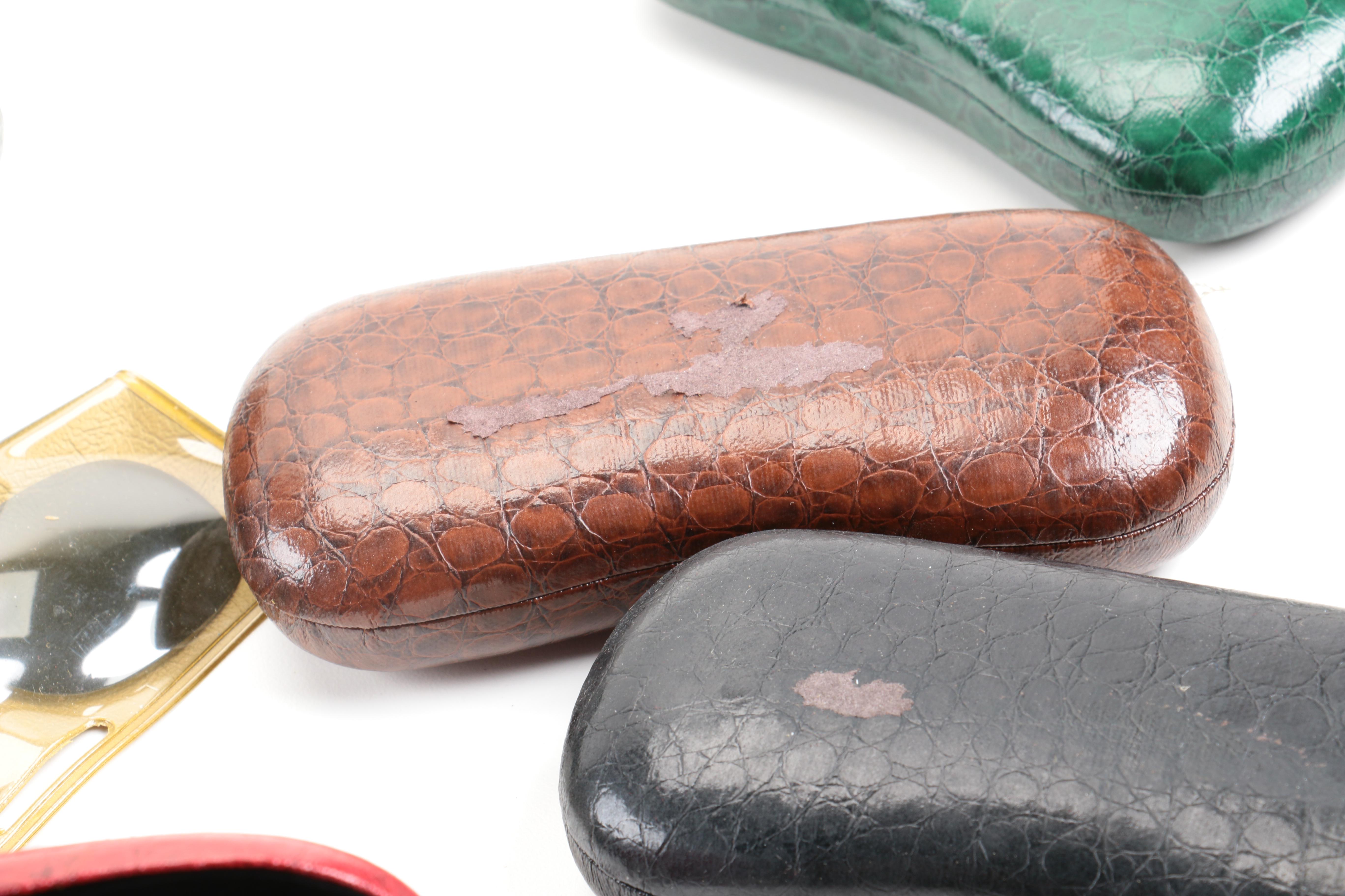 Large Assortment of Sunglasses and Cases