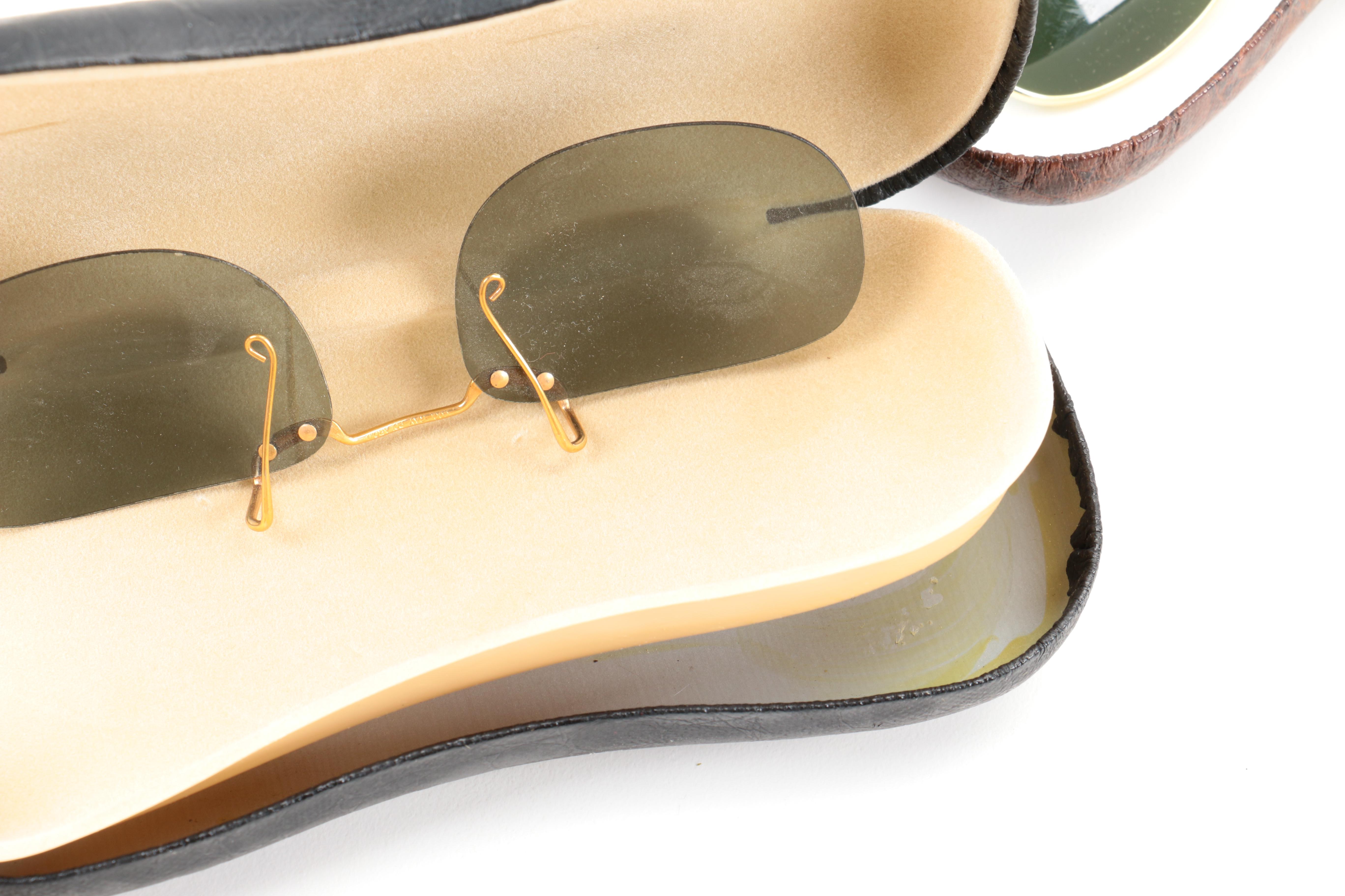 Large Assortment of Sunglasses and Cases