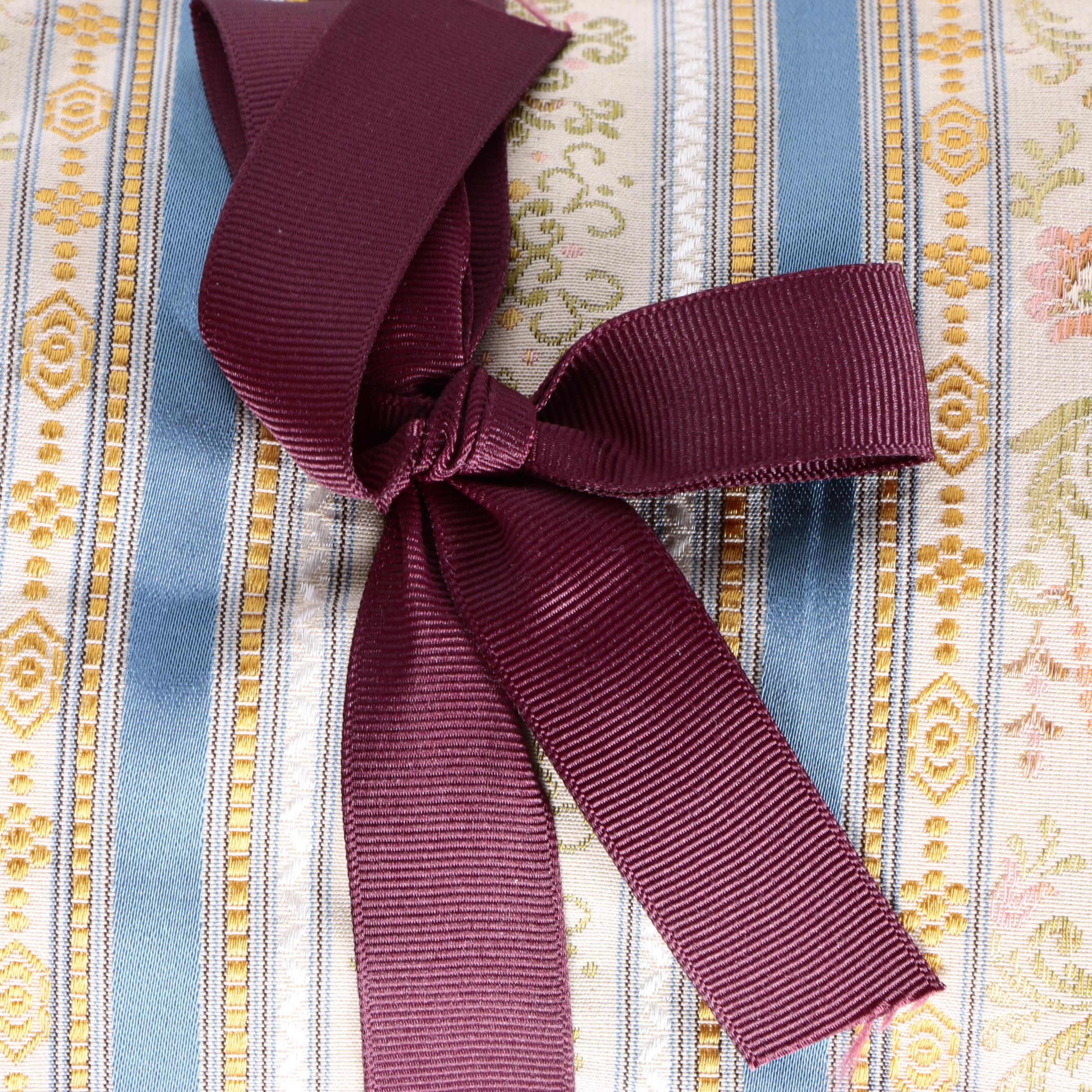 Floral Brocade Upholstery Fabric