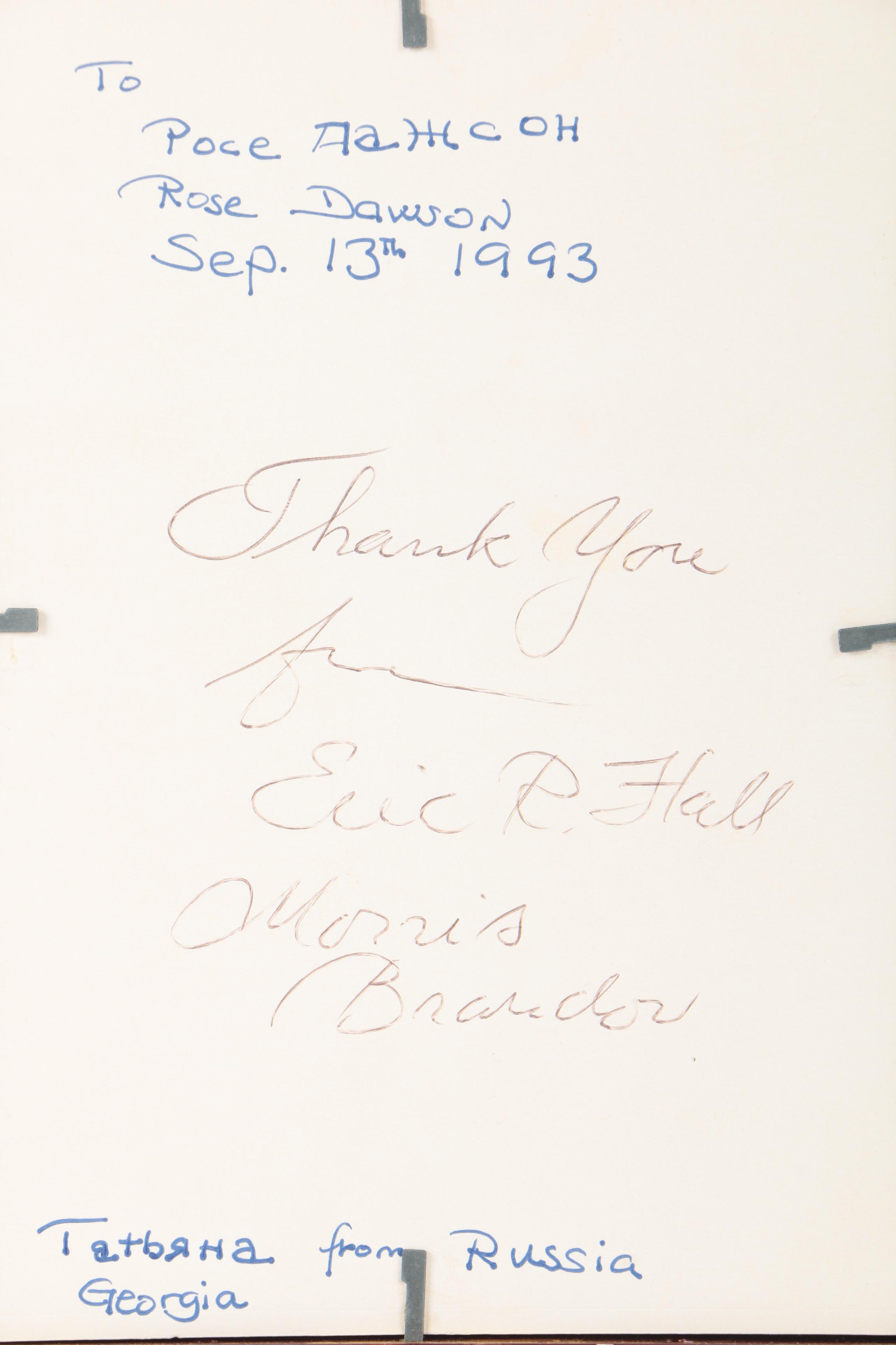 Framed Watercolor Painting of Young Woman