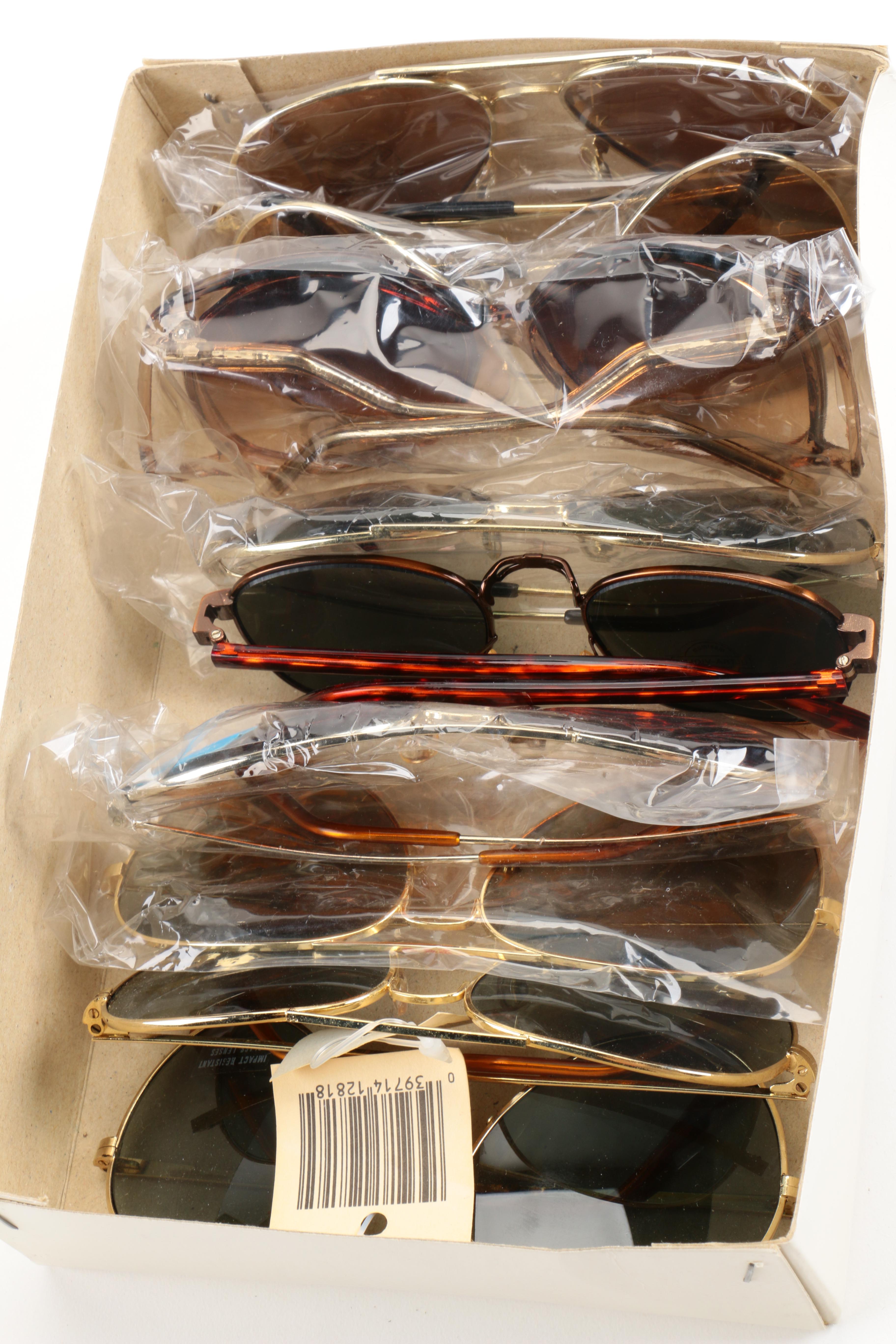 Assortment of Men's Aviator Sunglasses