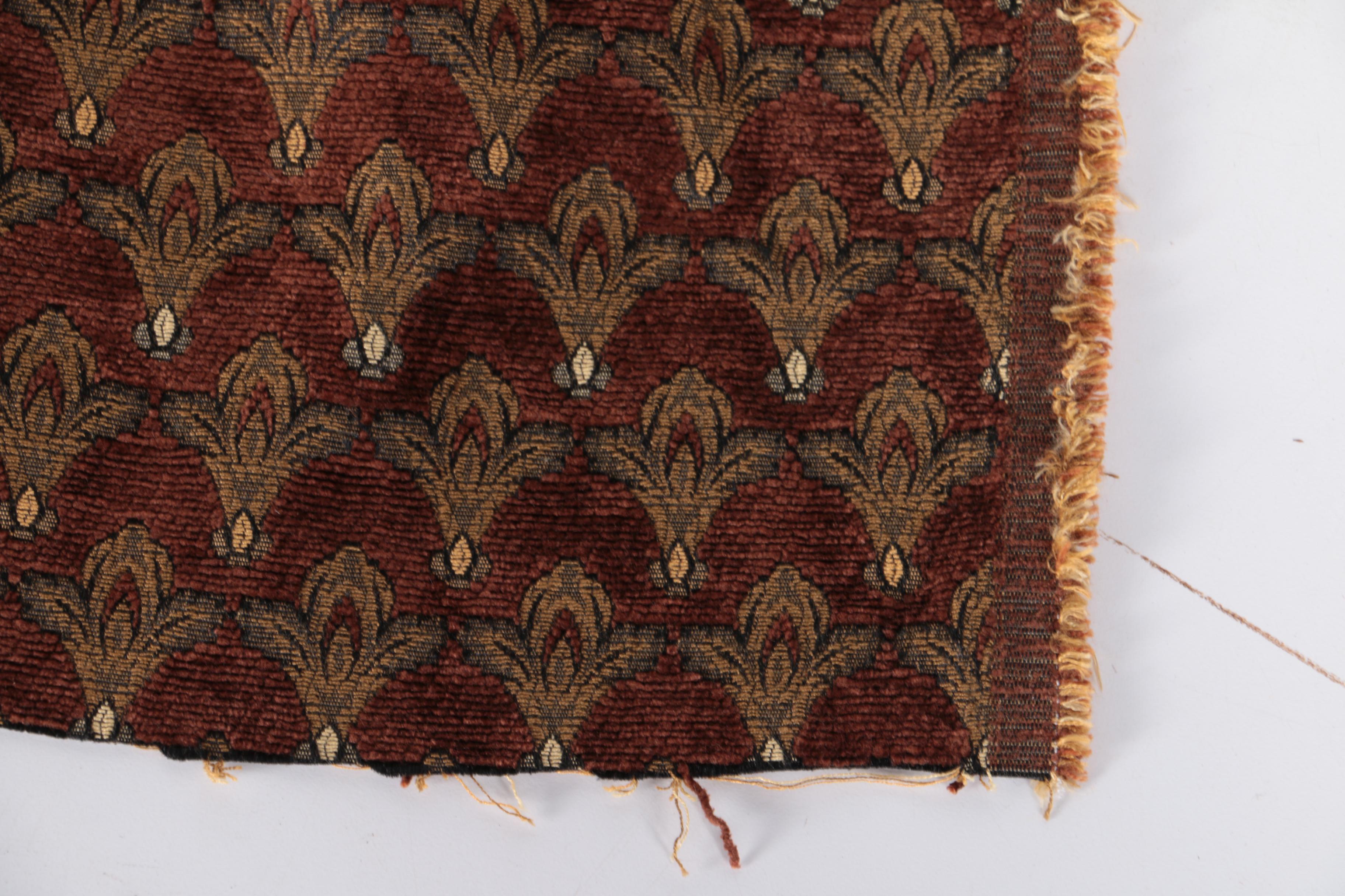 Brown and Gold Upholstry Fabric