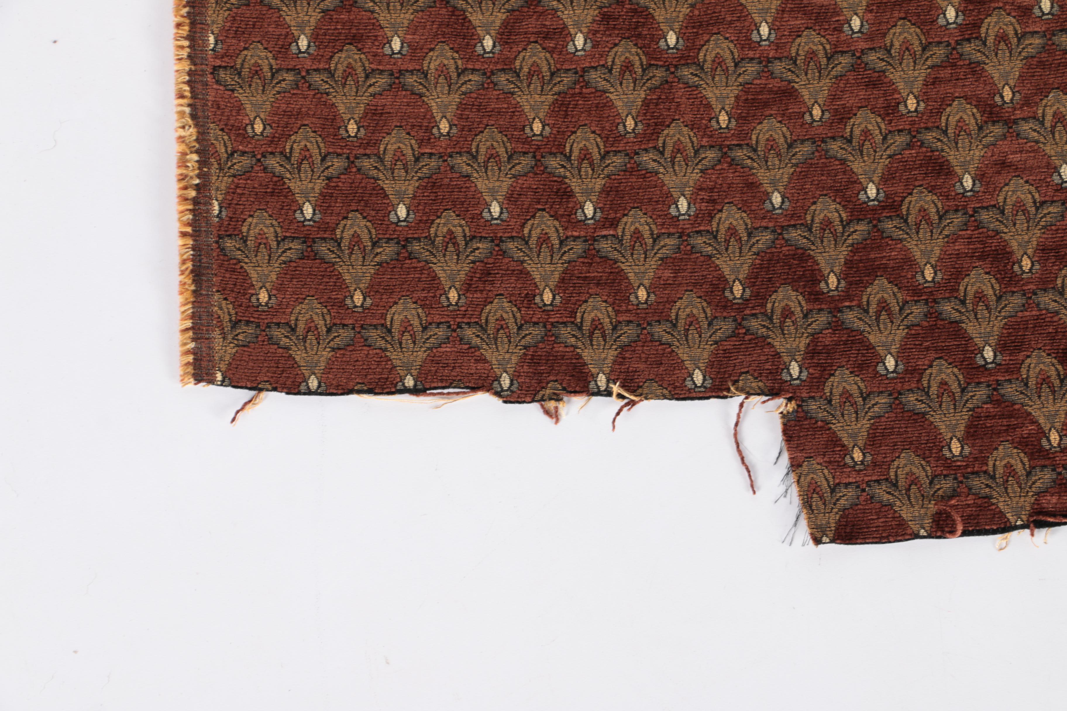Brown and Gold Upholstry Fabric