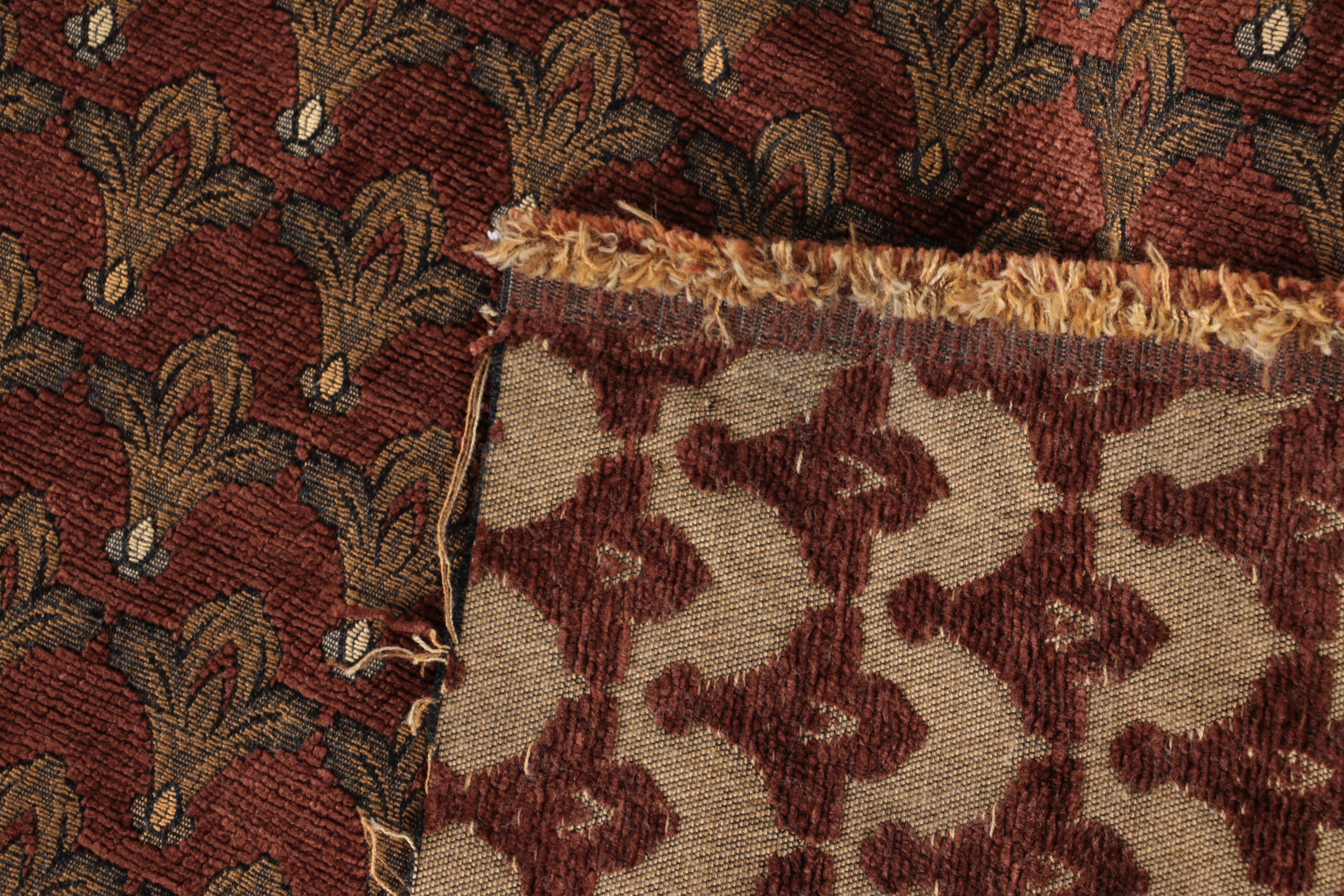 Brown and Gold Upholstry Fabric