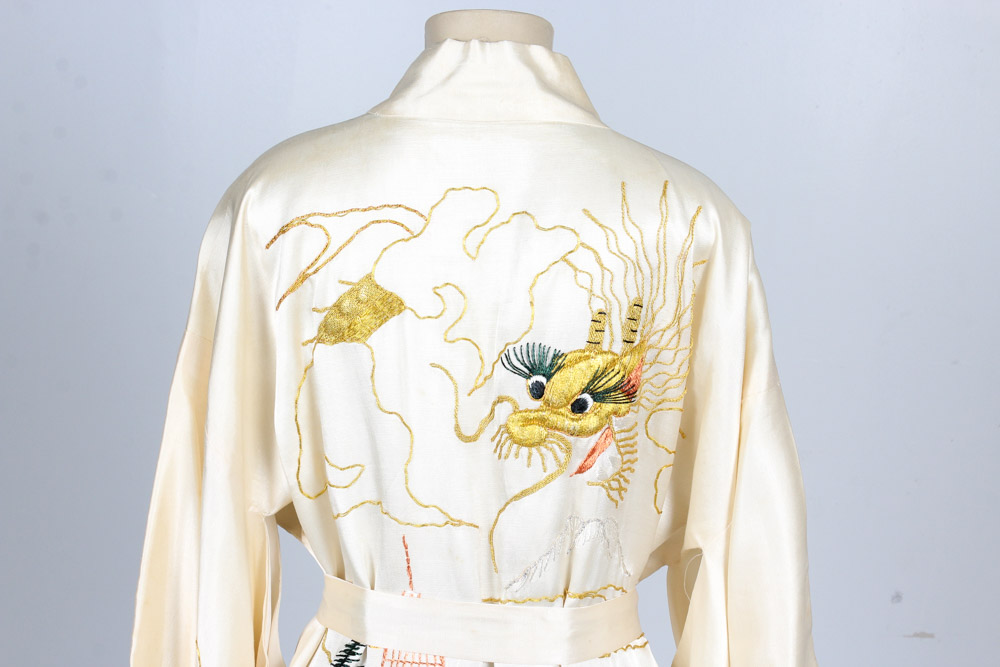 Japanese Silk Kimono Style Robe