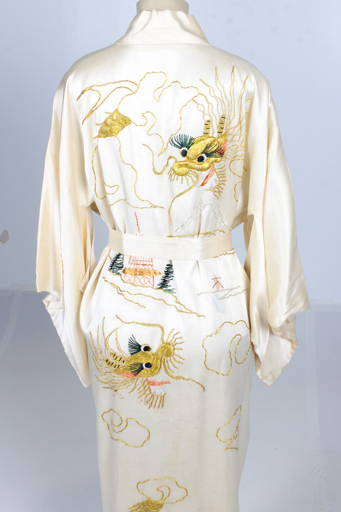 Japanese Silk Kimono Style Robe