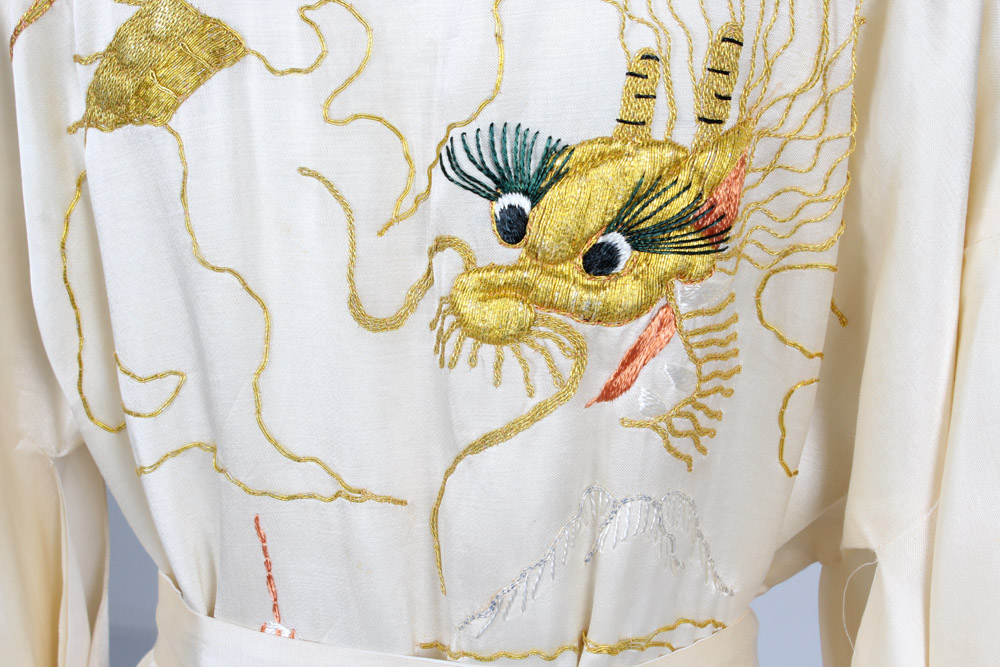 Japanese Silk Kimono Style Robe