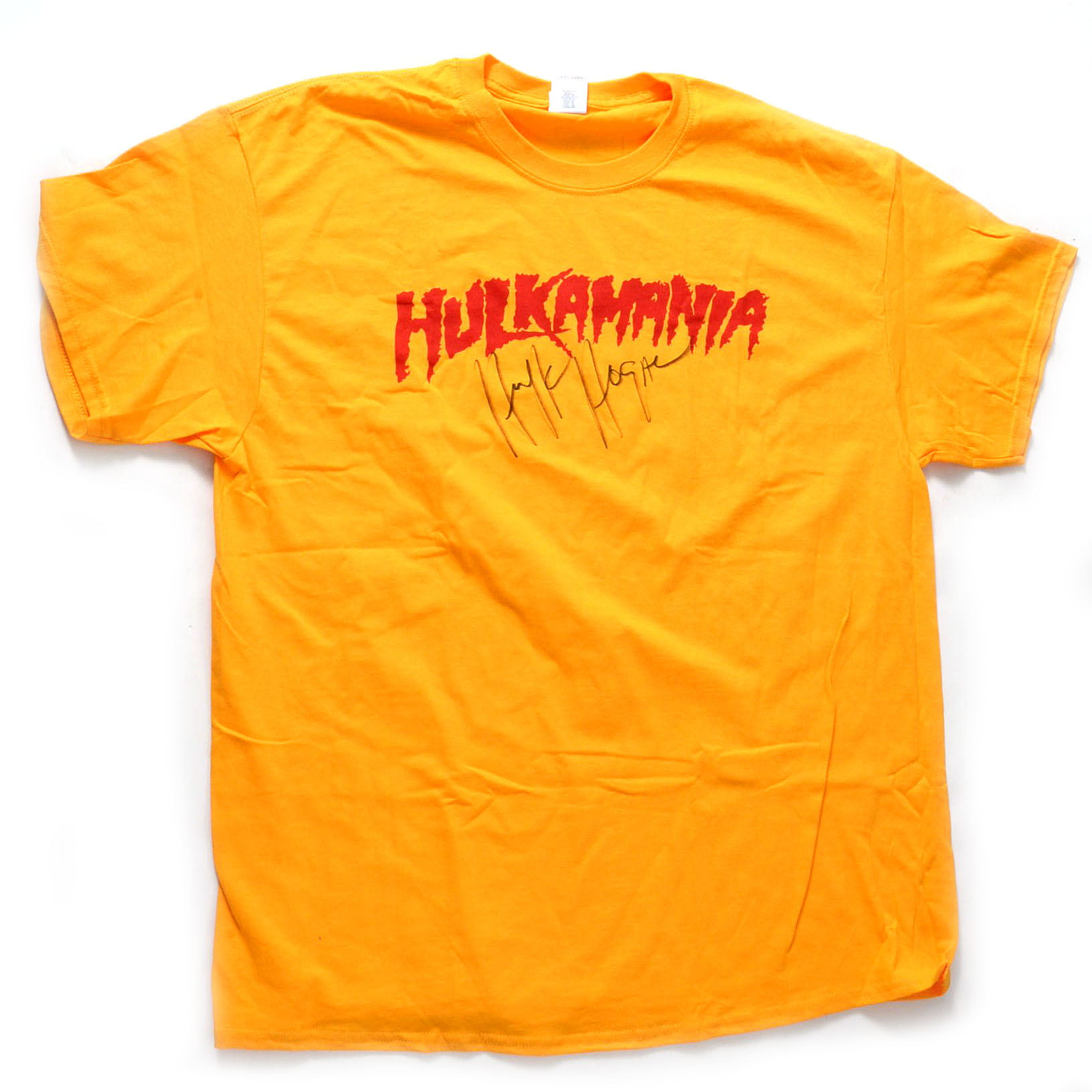 Hulk Hogan Signed "Hulkamania" T-Shirt