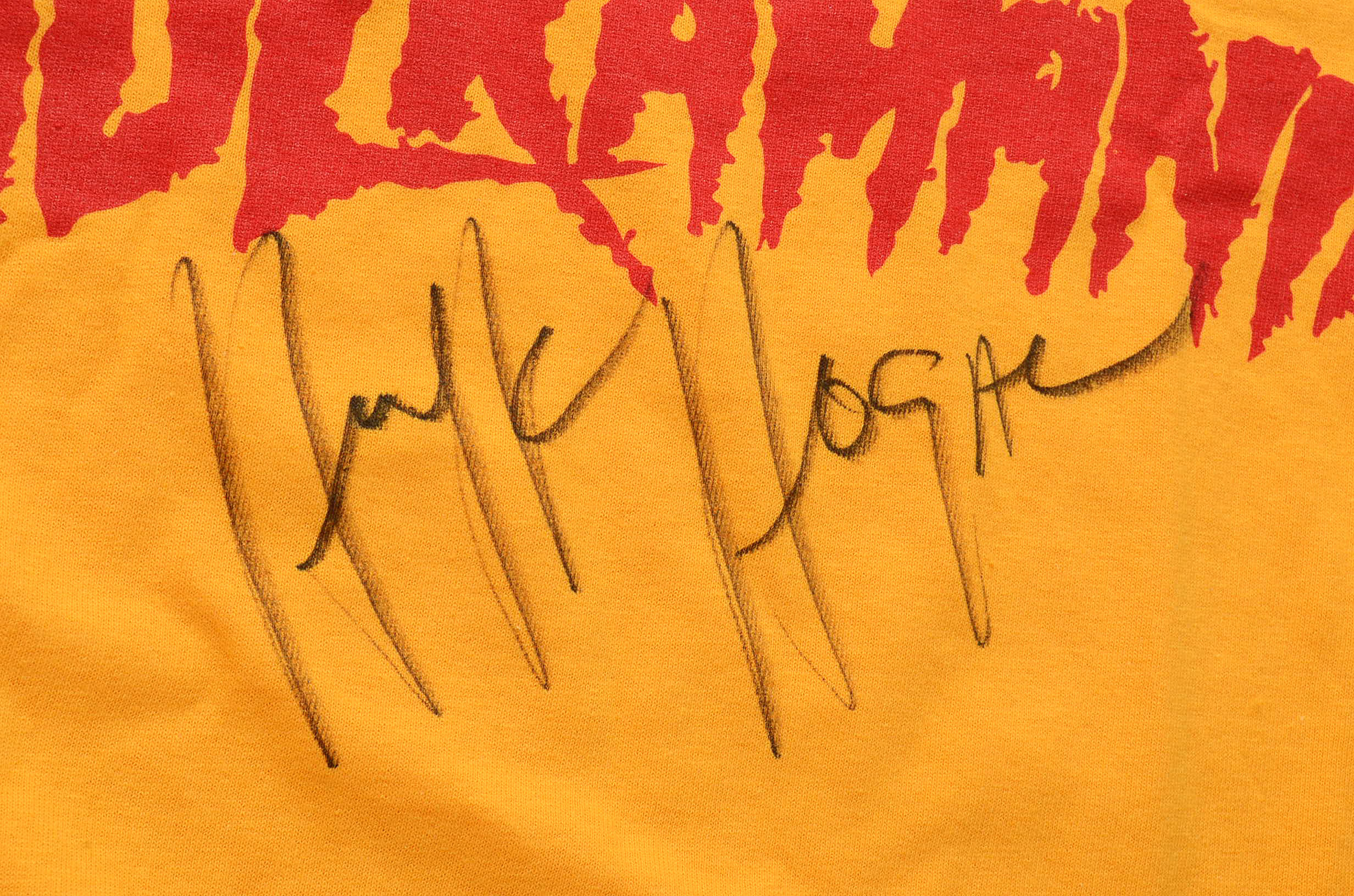 Hulk Hogan Signed "Hulkamania" T-Shirt
