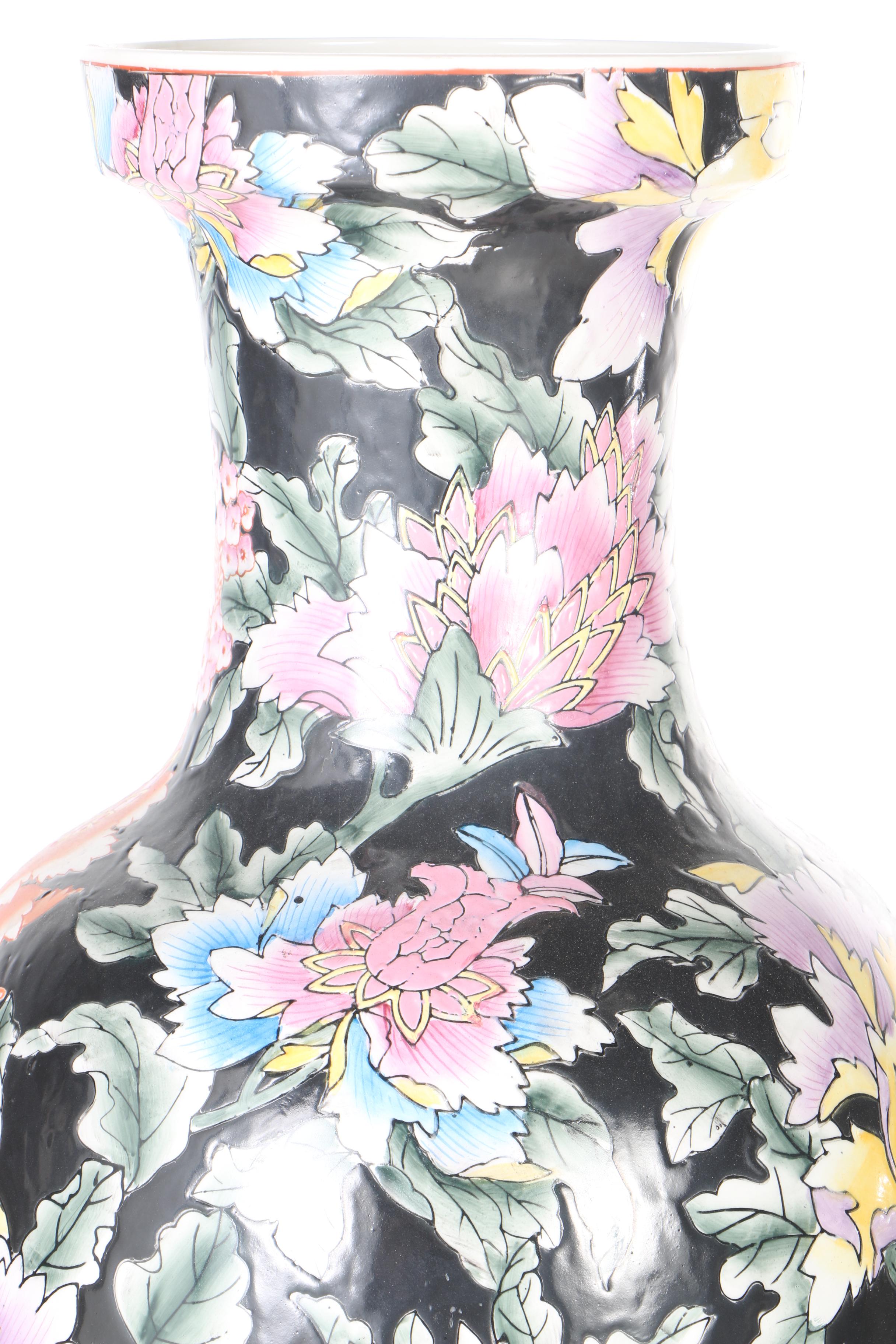 Large Chinese Floor Vase