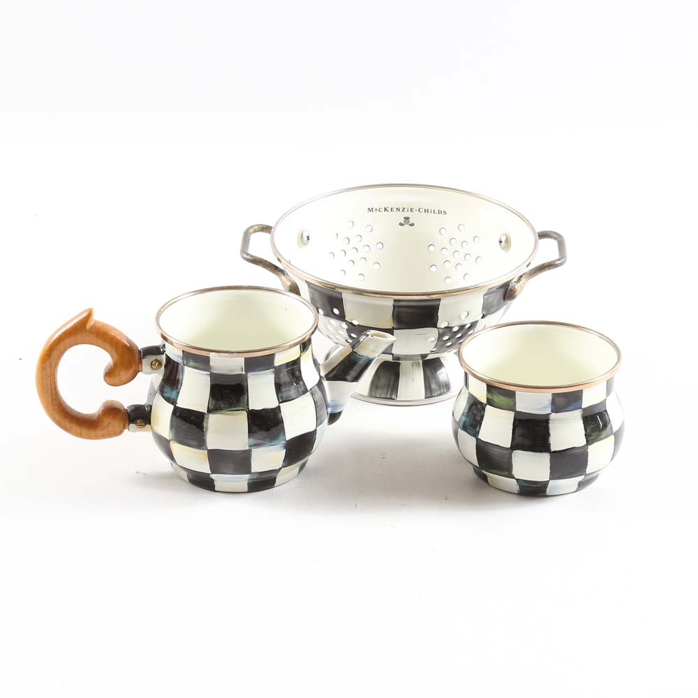 MacKenzie-Childs "Courtly Check" Tableware