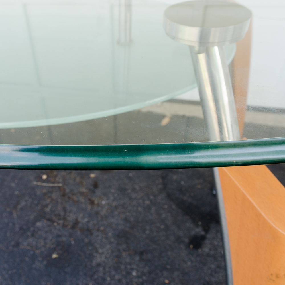 Modern Style Glass Top Table