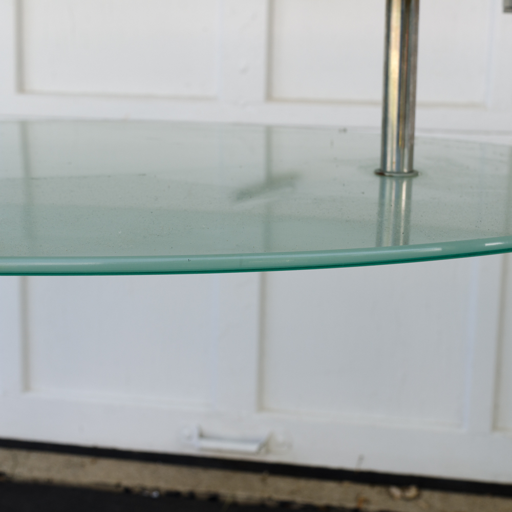 Modern Style Glass Top Table