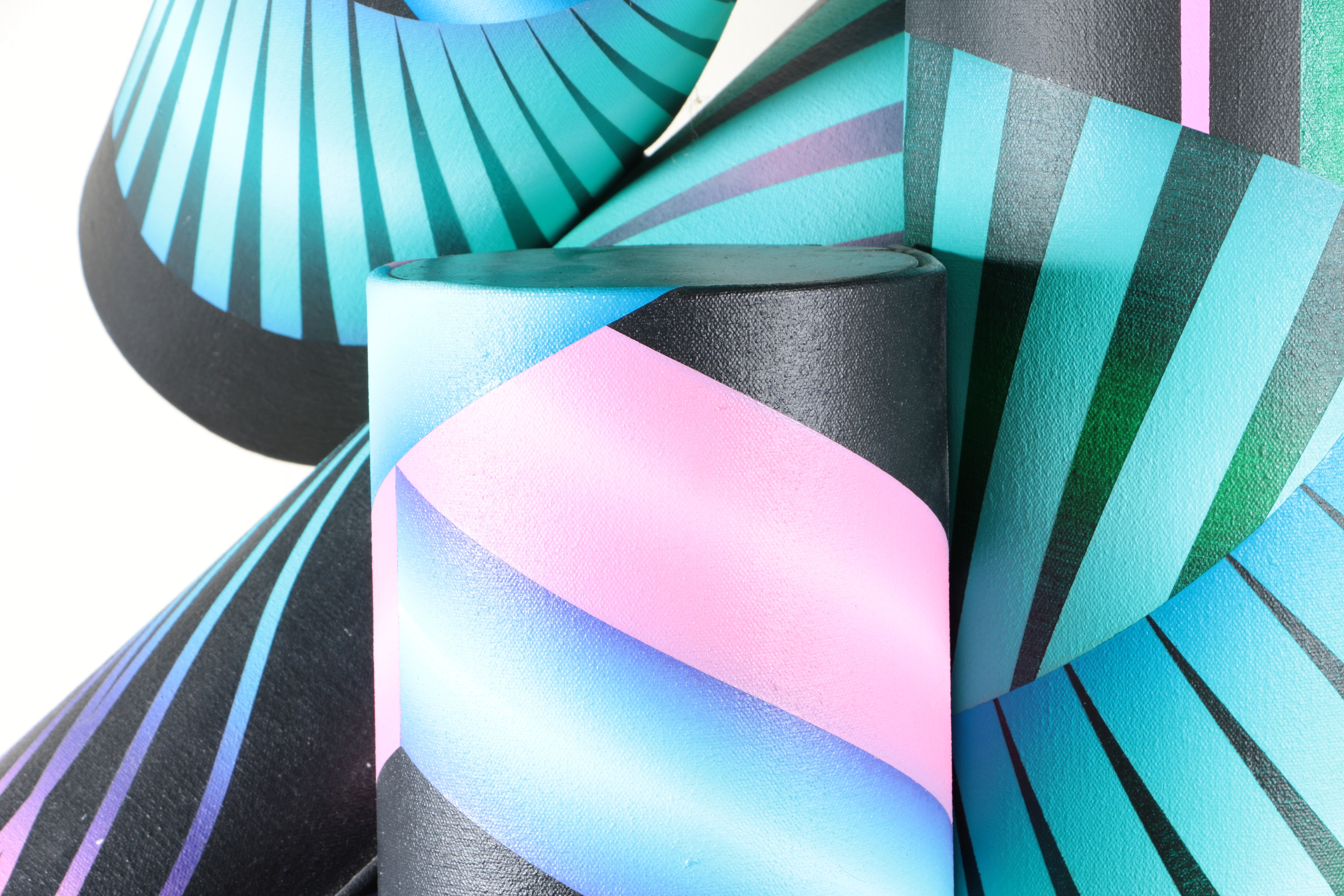 George Snyder Abstract Mixed Media Sculpture "Goal Keeper"