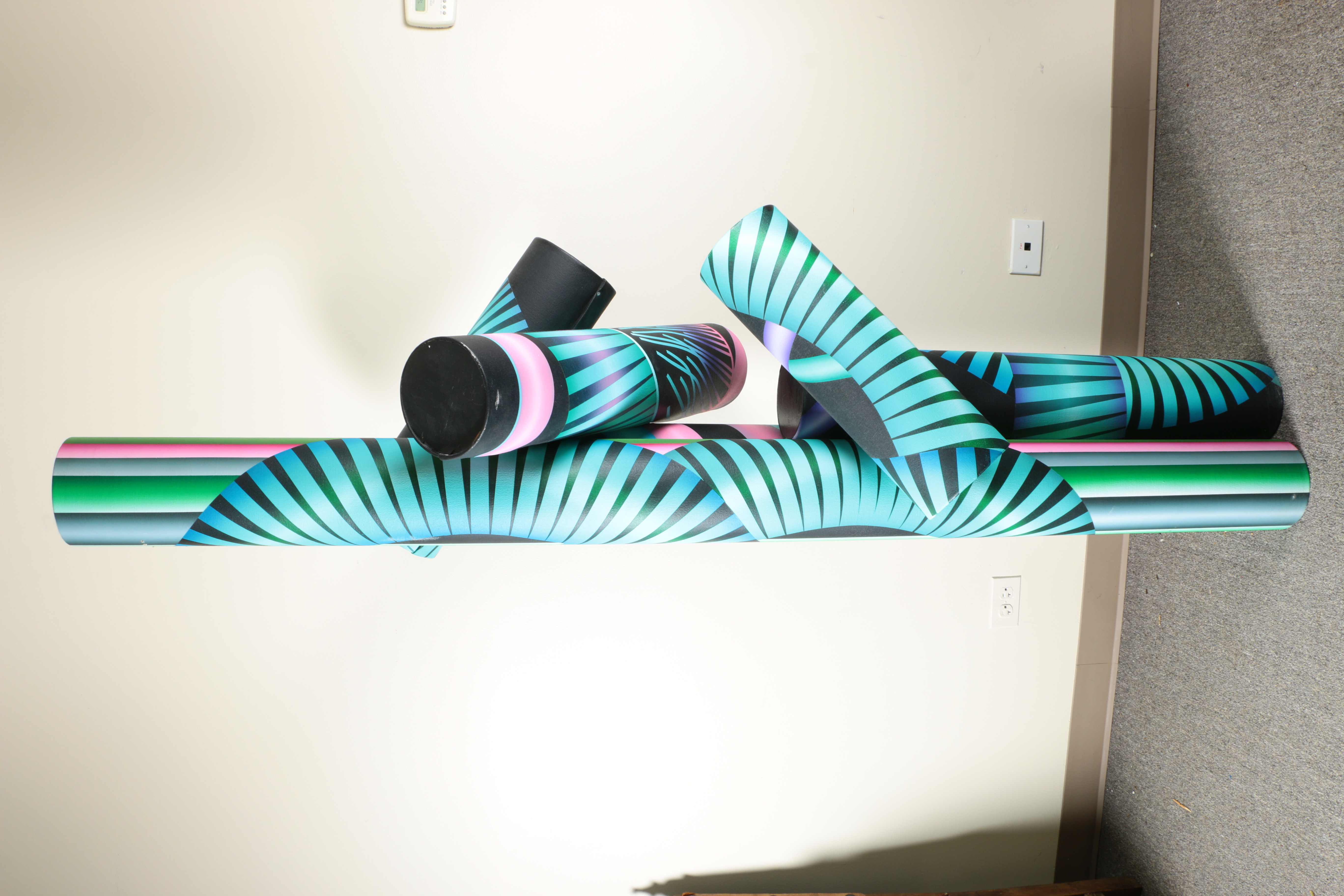 George Snyder Abstract Mixed Media Sculpture "Goal Keeper"