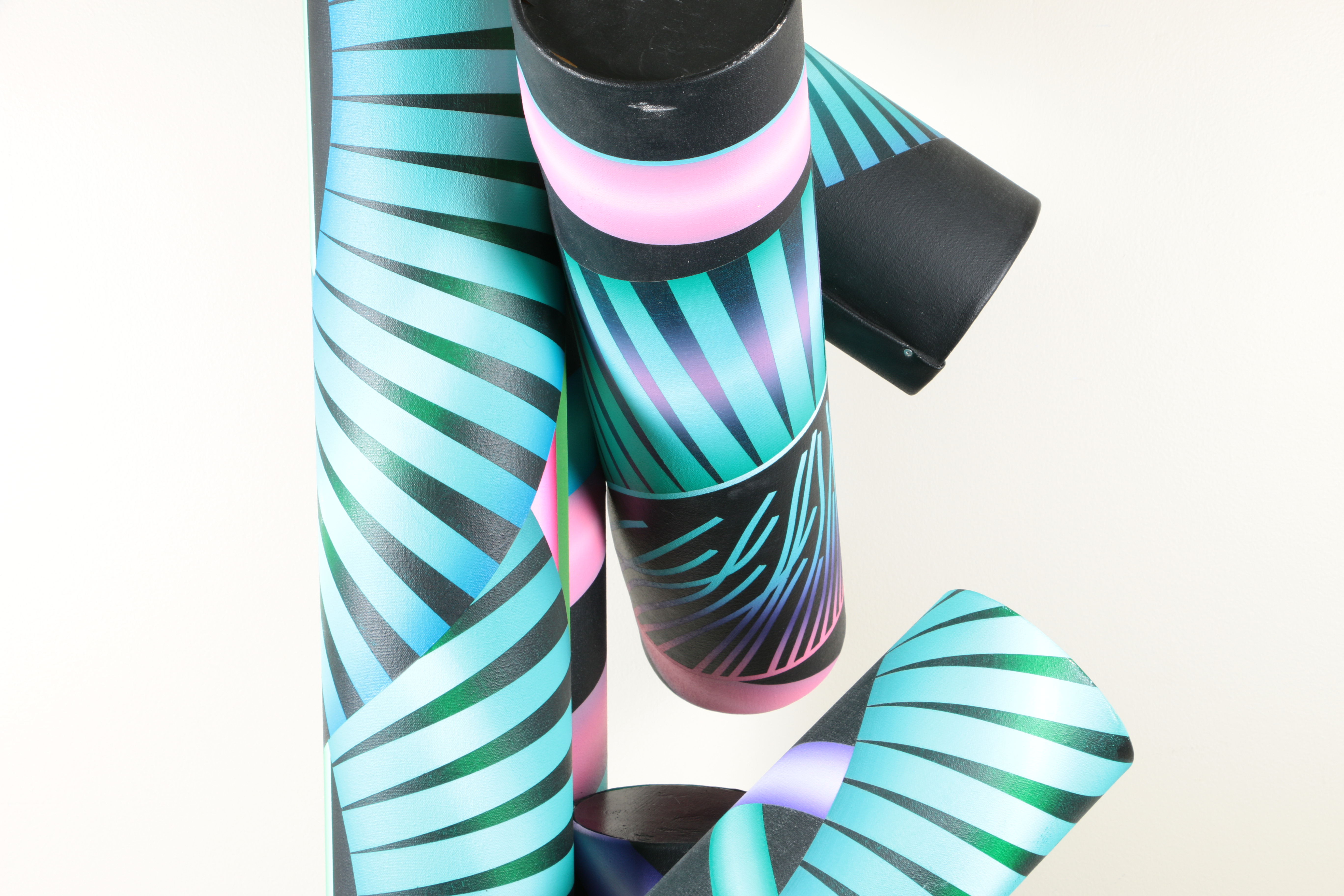 George Snyder Abstract Mixed Media Sculpture "Goal Keeper"